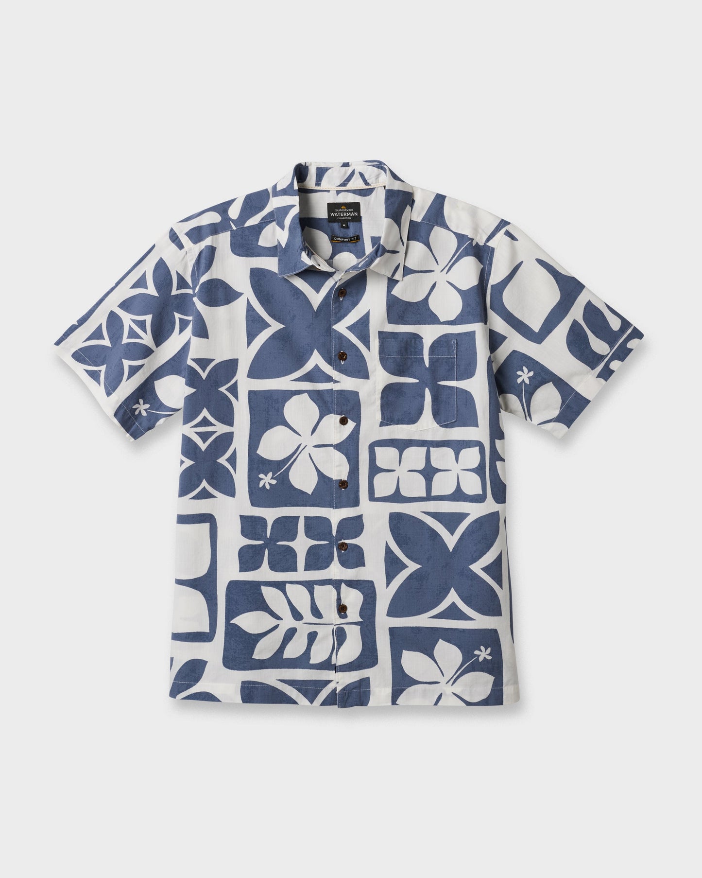 Waterman Tiki Island Shirt - Flint Stone Flint Stone Quick Silver