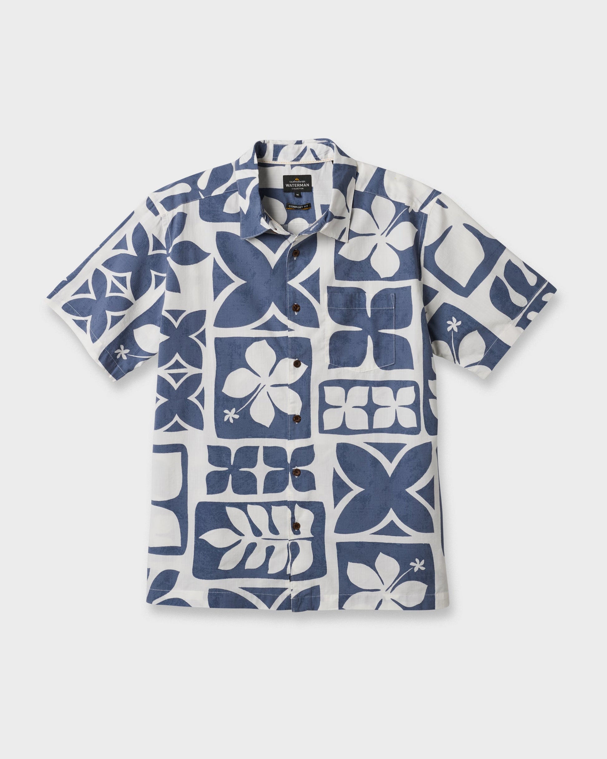 Waterman Tiki Island Shirt - Flint Stone Flint Stone Quick Silver