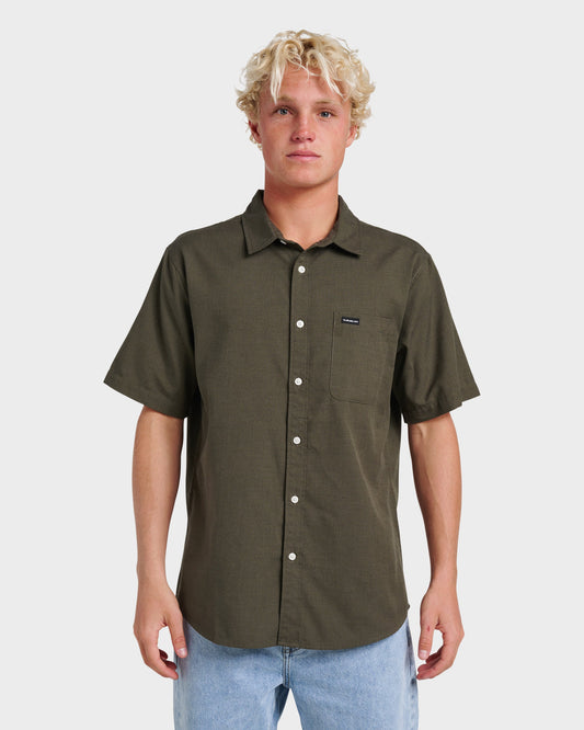 Shoreline Classic Short Sleeve Shirt - Grape Leaf Grape Leaf Quick Silver