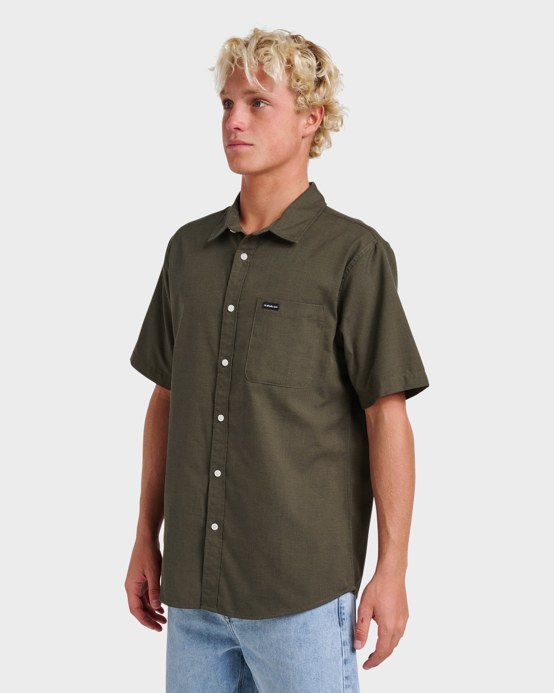 Shoreline Classic Short Sleeve Shirt - Grape Leaf Grape Leaf Quick Silver