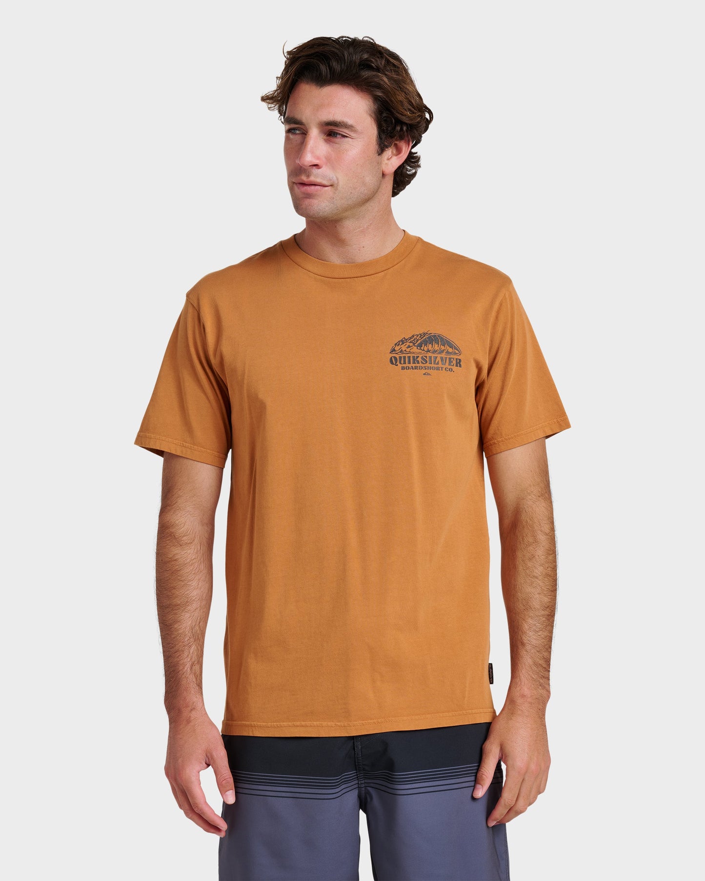 Going Leftpigment Dye T-Shirt - Almond Almond Quick Silver