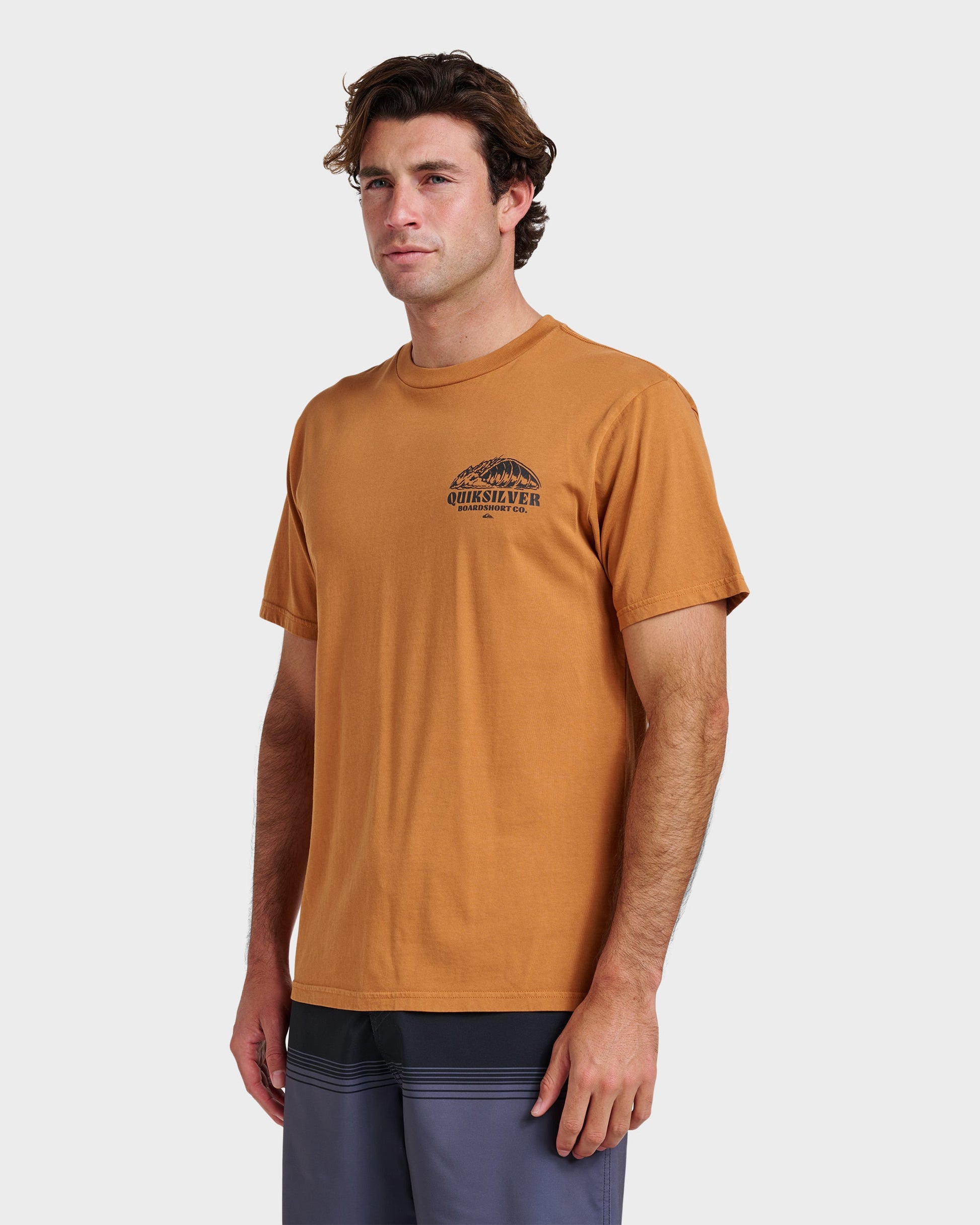Going Leftpigment Dye T-Shirt - Almond Almond Quick Silver