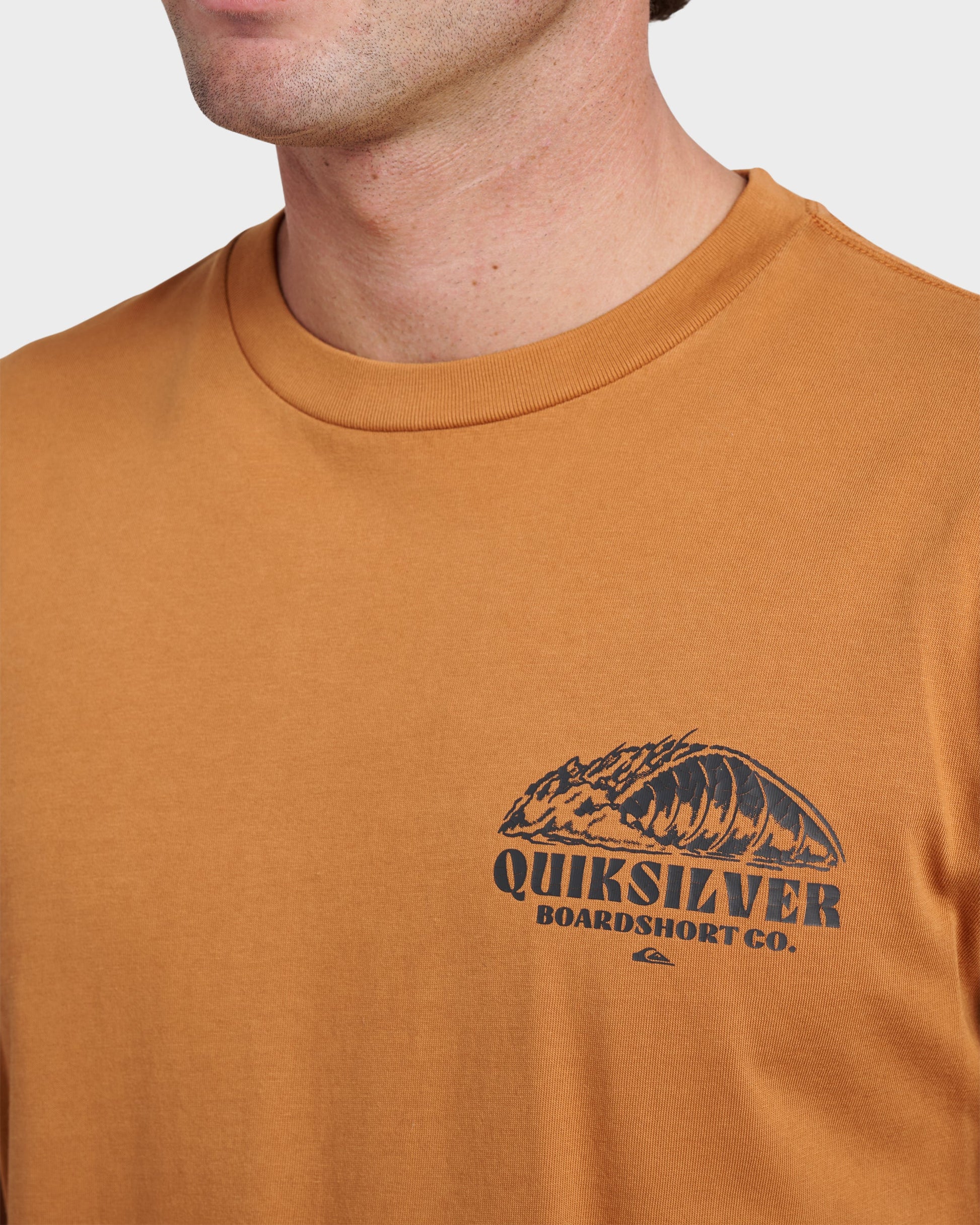 Going Leftpigment Dye T-Shirt - Almond Almond Quick Silver