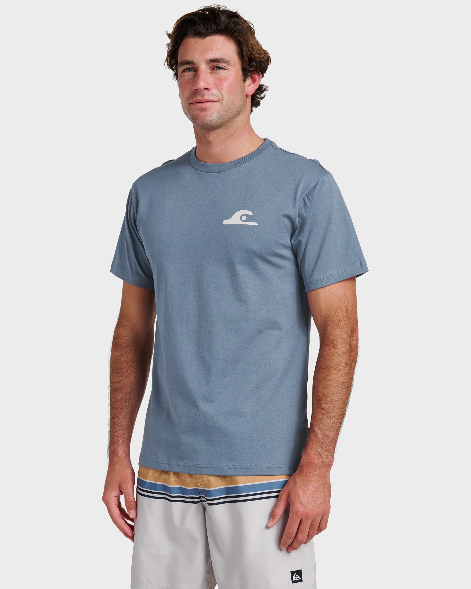 Primitive Scripture Classic T-shirt - China Blue China Blue Quick Silver