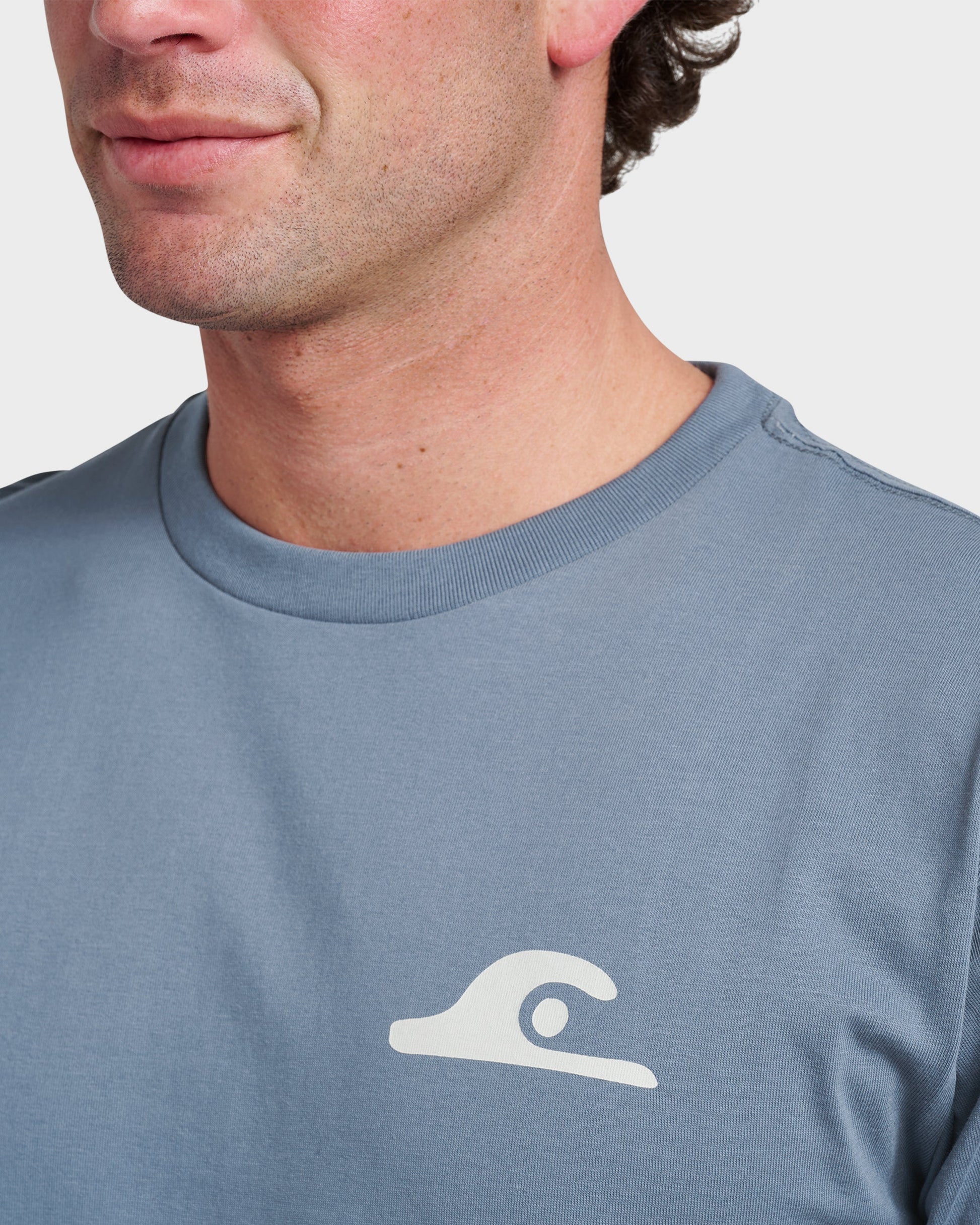 Primitive Scripture Classic T-shirt - China Blue China Blue Quick Silver