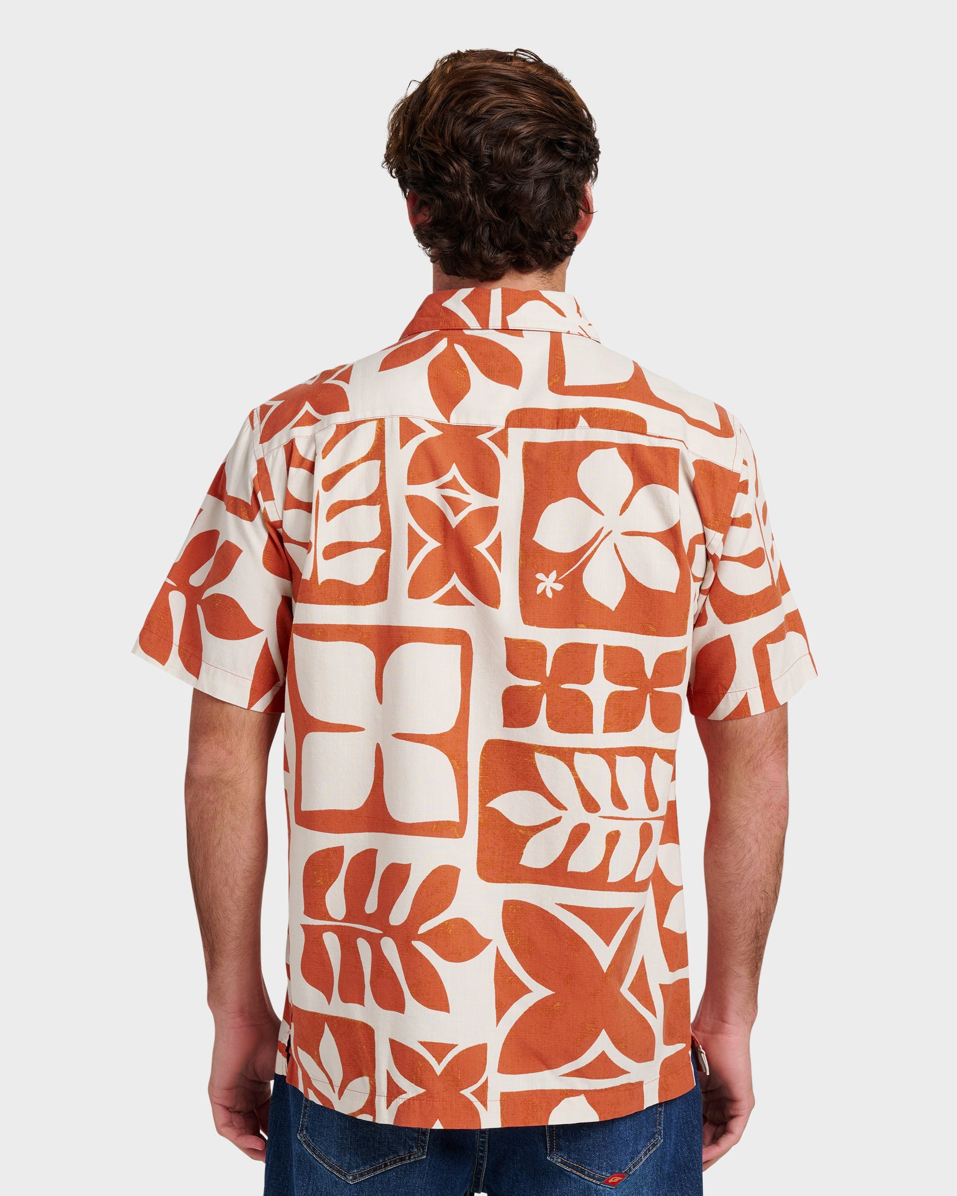 Waterman Tiki Island Shirt - Hot Sauce Hot Sauce Quick Silver