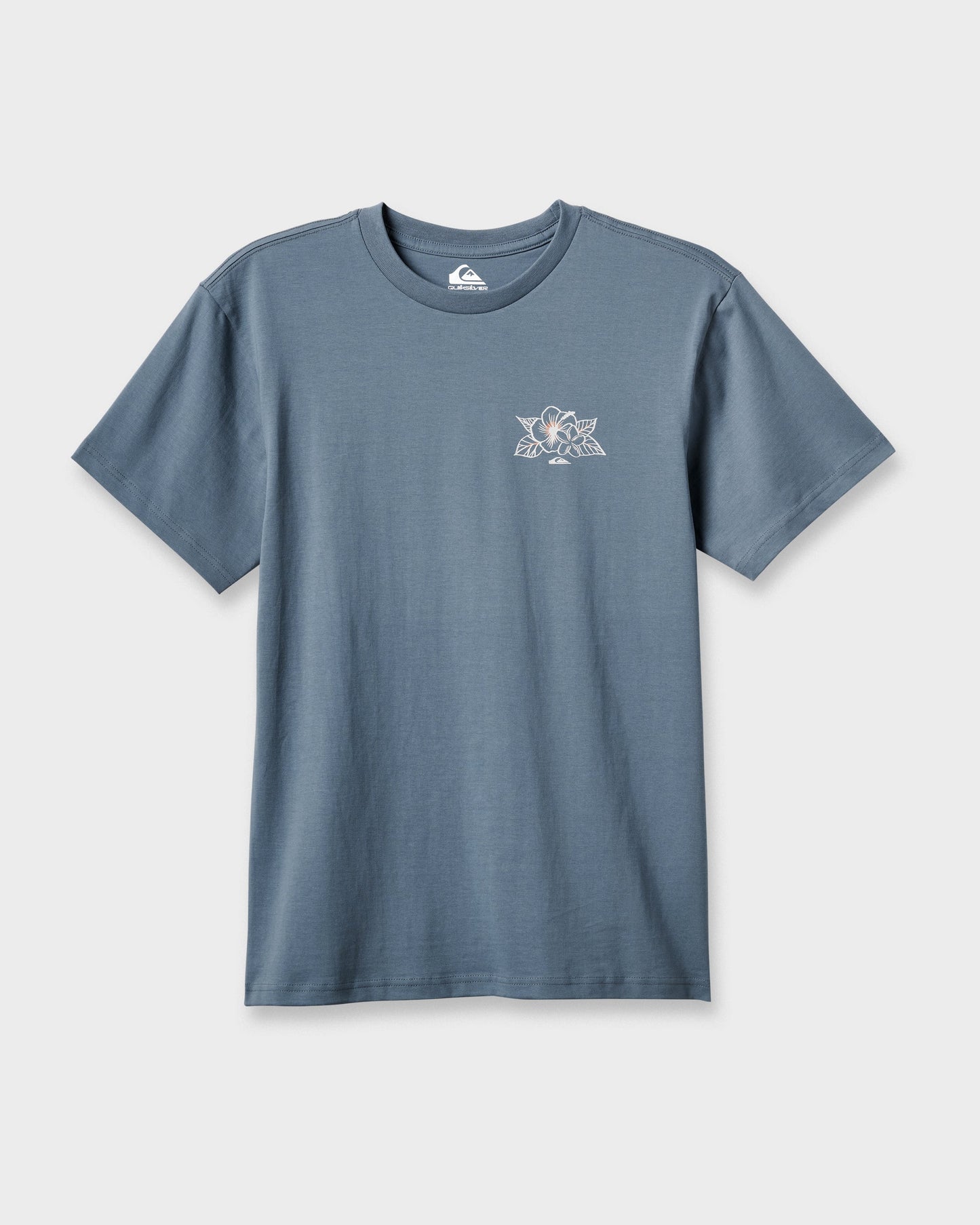 Floral Needs Classic T-shirt - China Blue China Blue Quick Silver