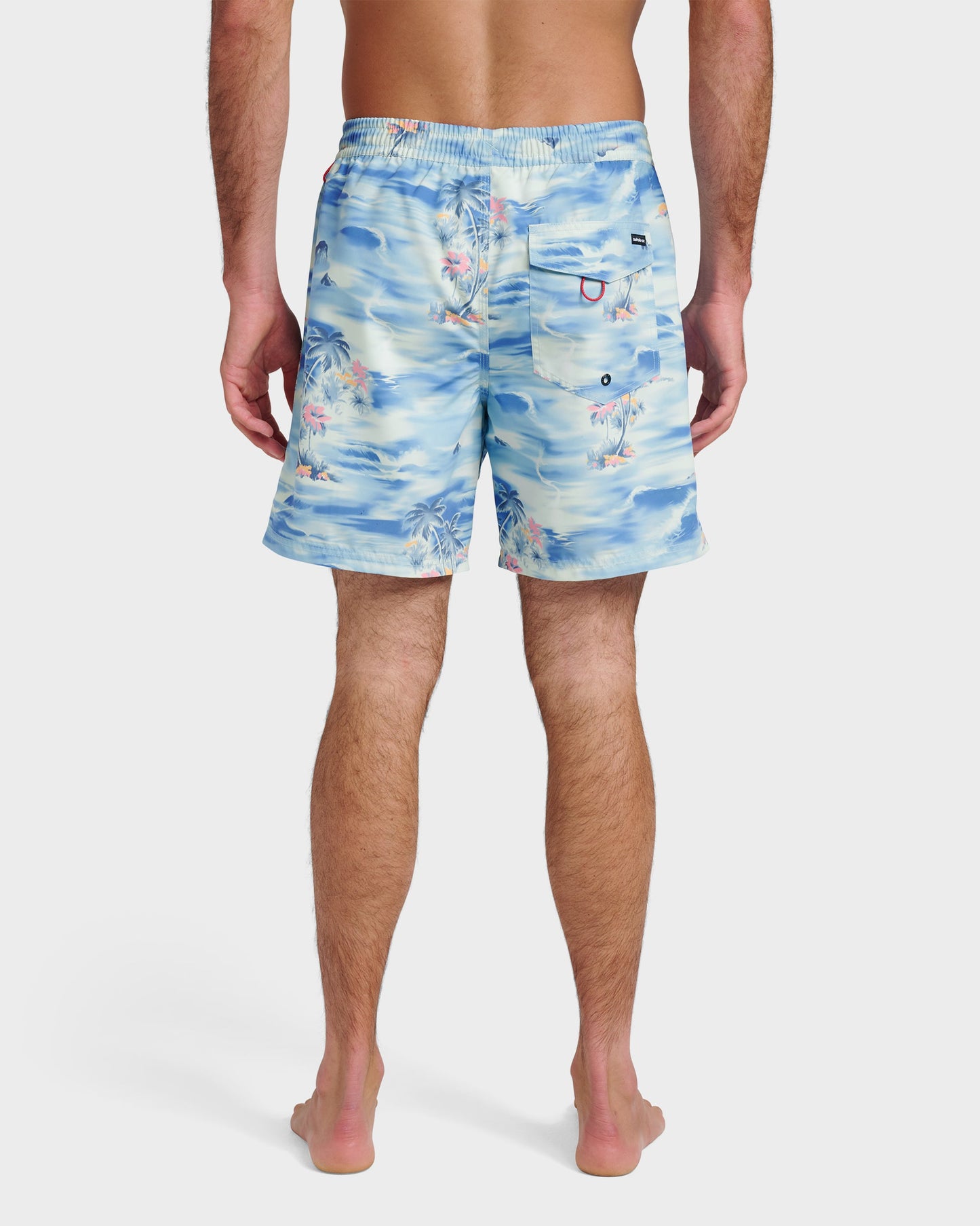 Everyday Tropical Surf 17" Swim Trunks - Total Eclipse Total Eclipse Quick Silver