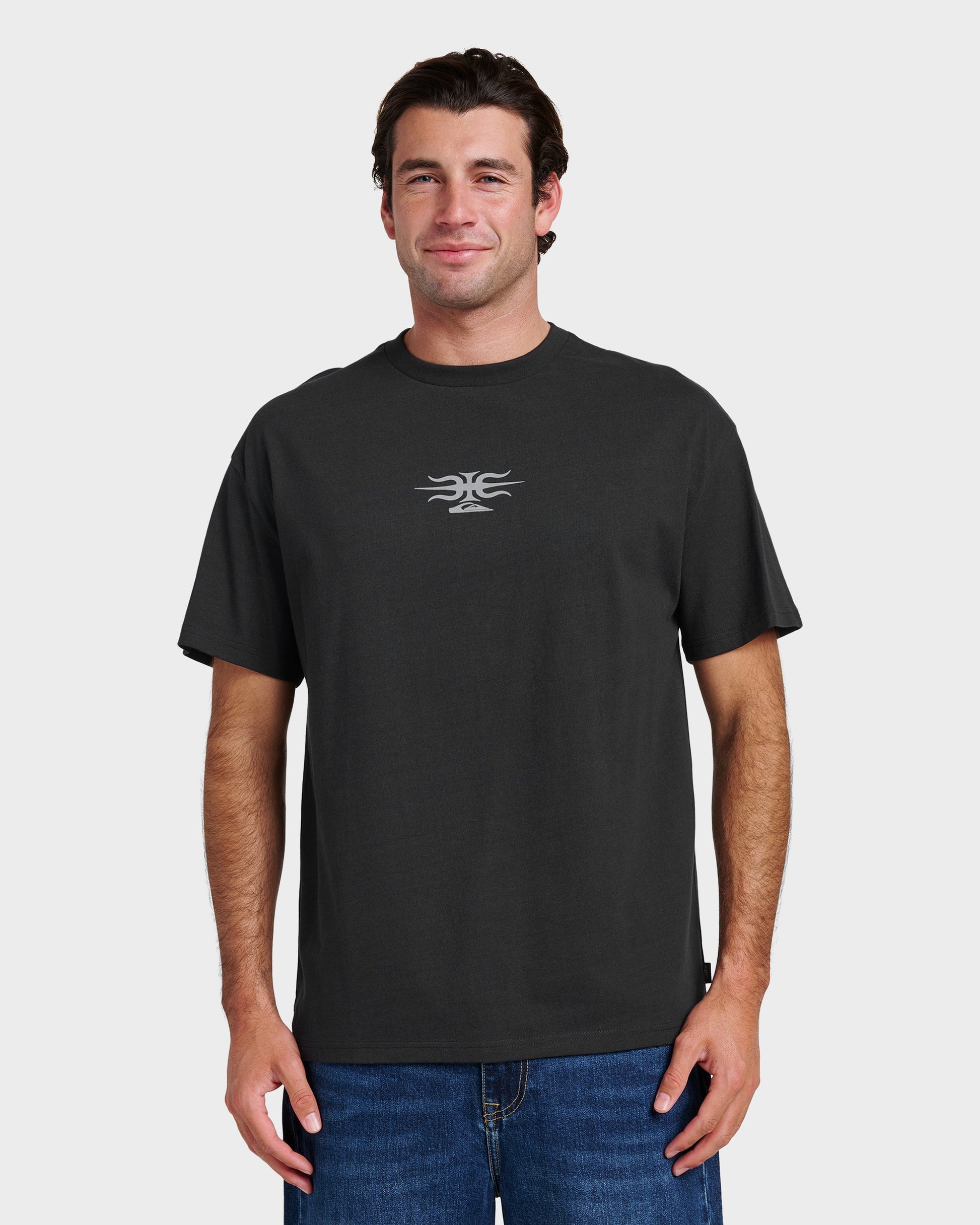 Stretch Tribal Mercury T-Shirt - Black Black Quick Silver