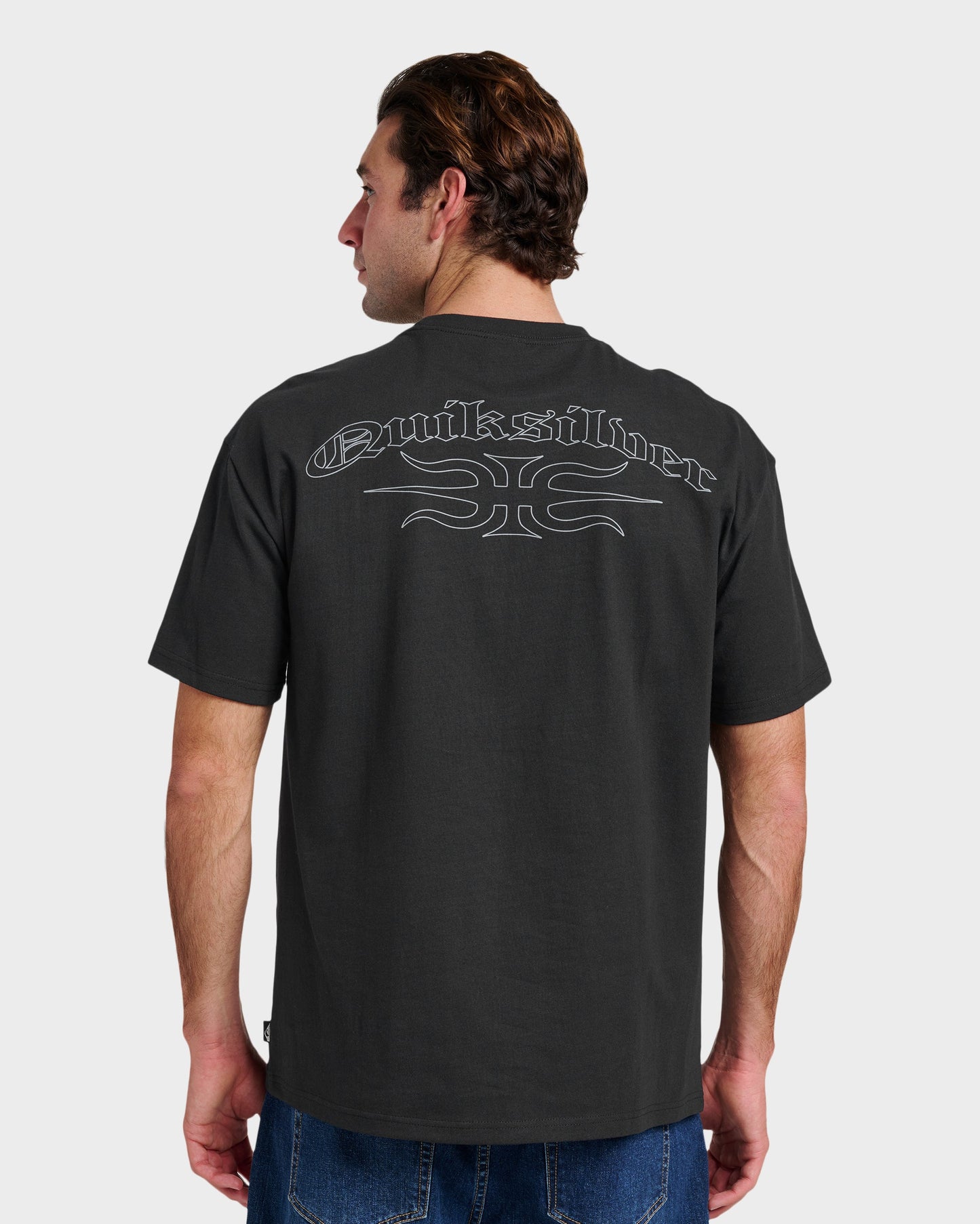 Stretch Tribal Mercury T-Shirt - Black Black Quick Silver