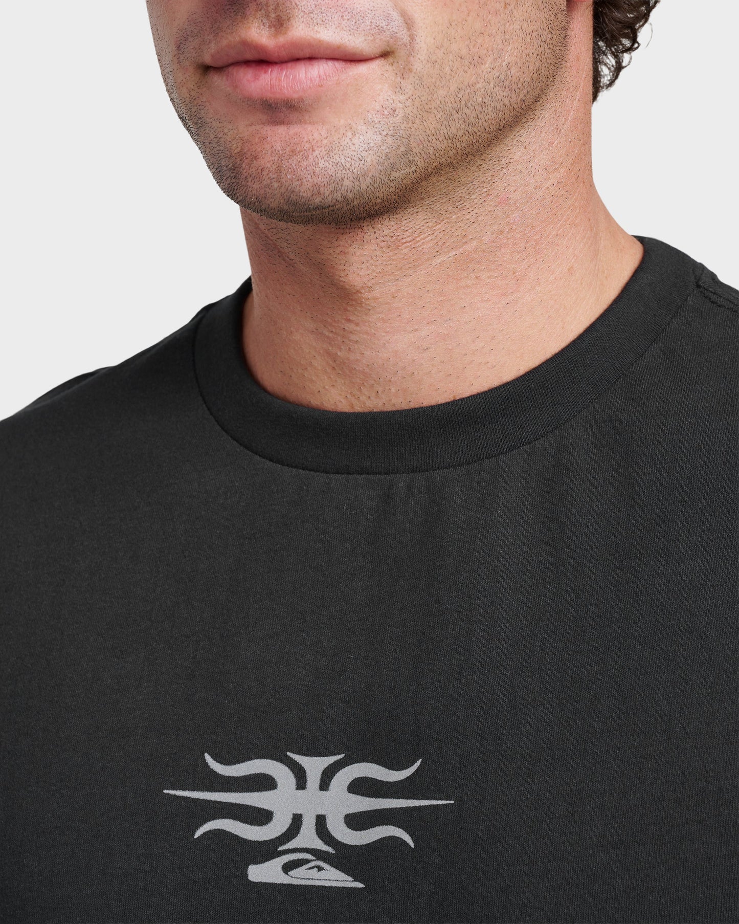 Stretch Tribal Mercury T-Shirt - Black Black Quick Silver