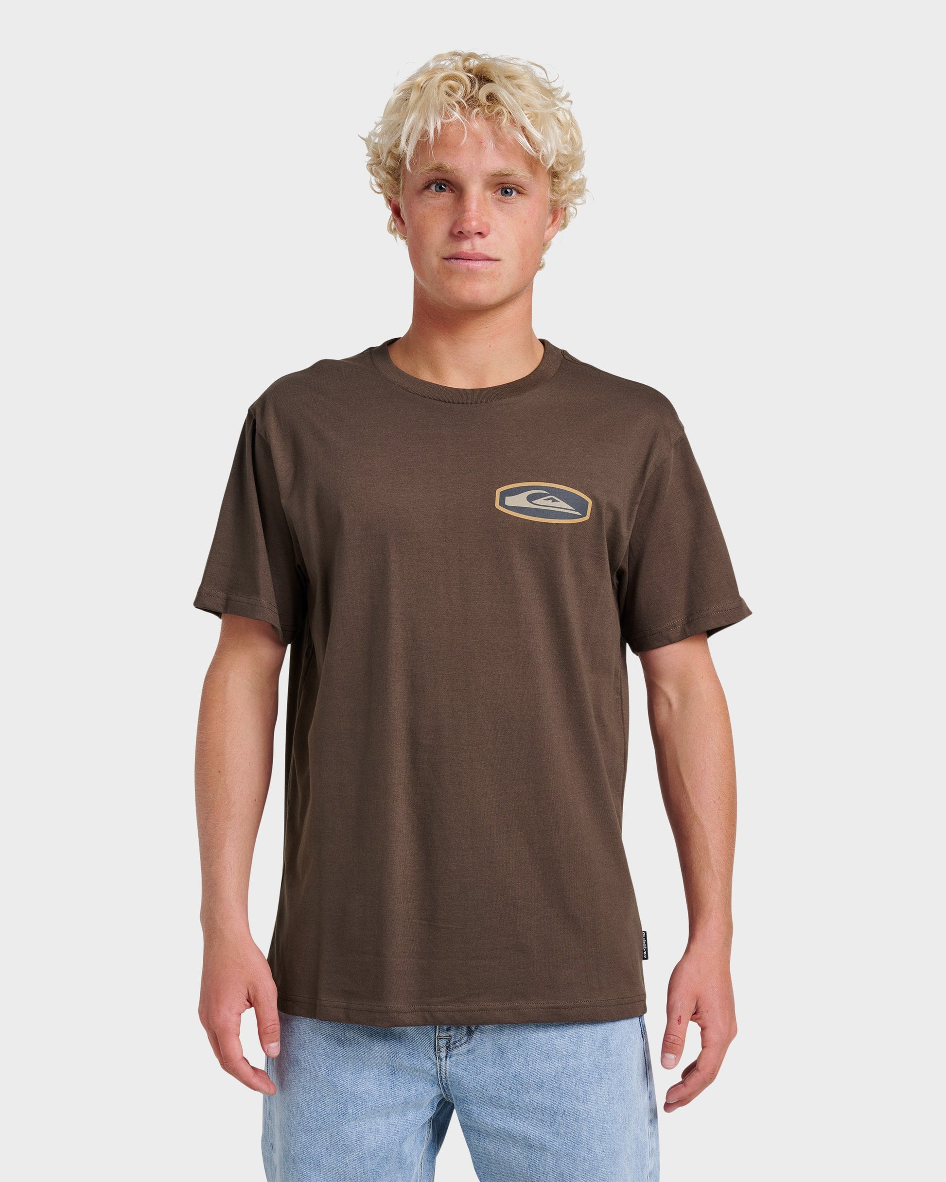 Stadium Emblem Classic T-shirt - Chocolate Brown Chocolate Brown Quick Silver