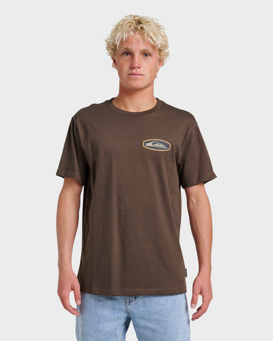 Stadium Emblem Classic T-shirt - Chocolate Brown Chocolate Brown Quick Silver