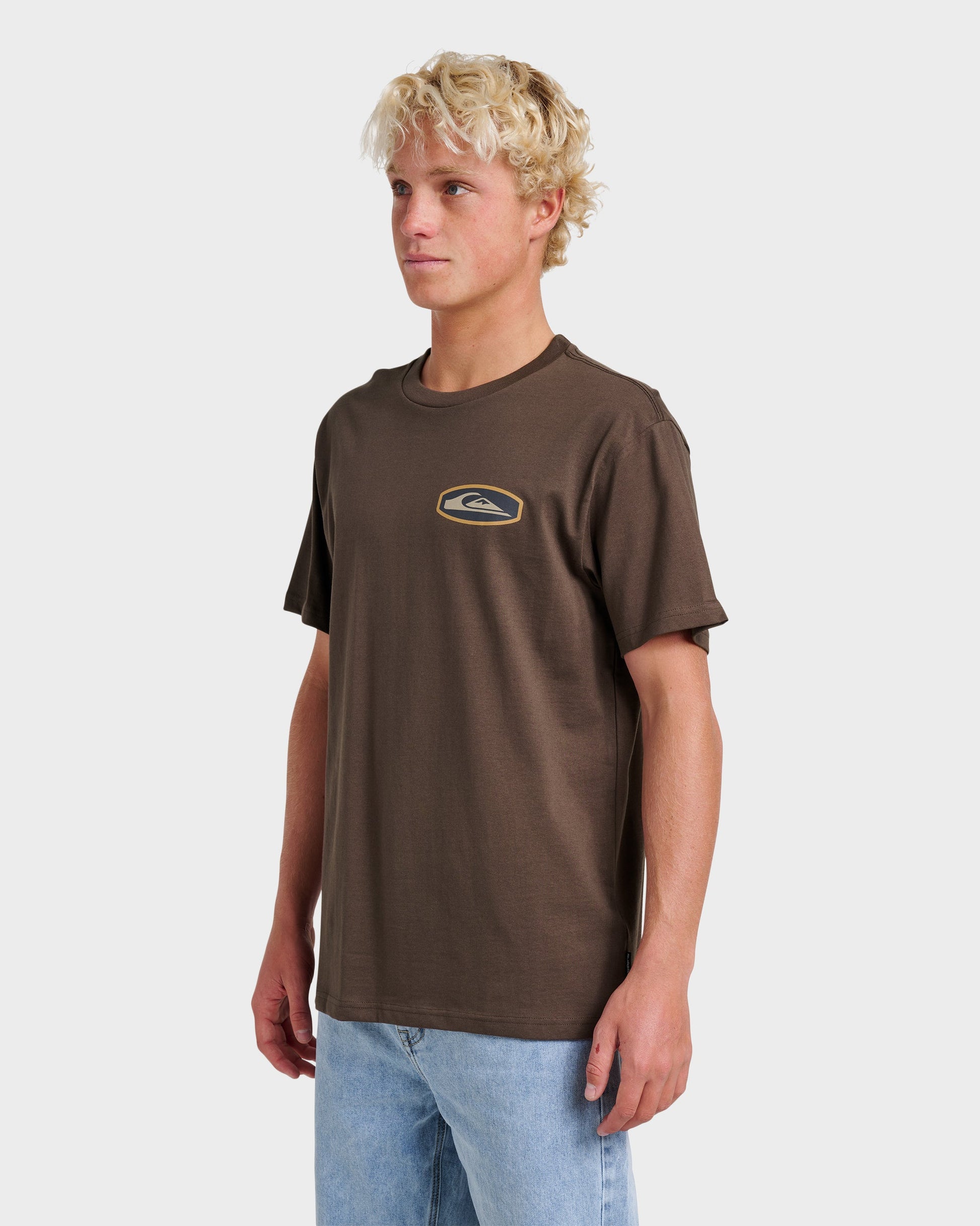 Stadium Emblem Classic T-shirt - Chocolate Brown Chocolate Brown Quick Silver