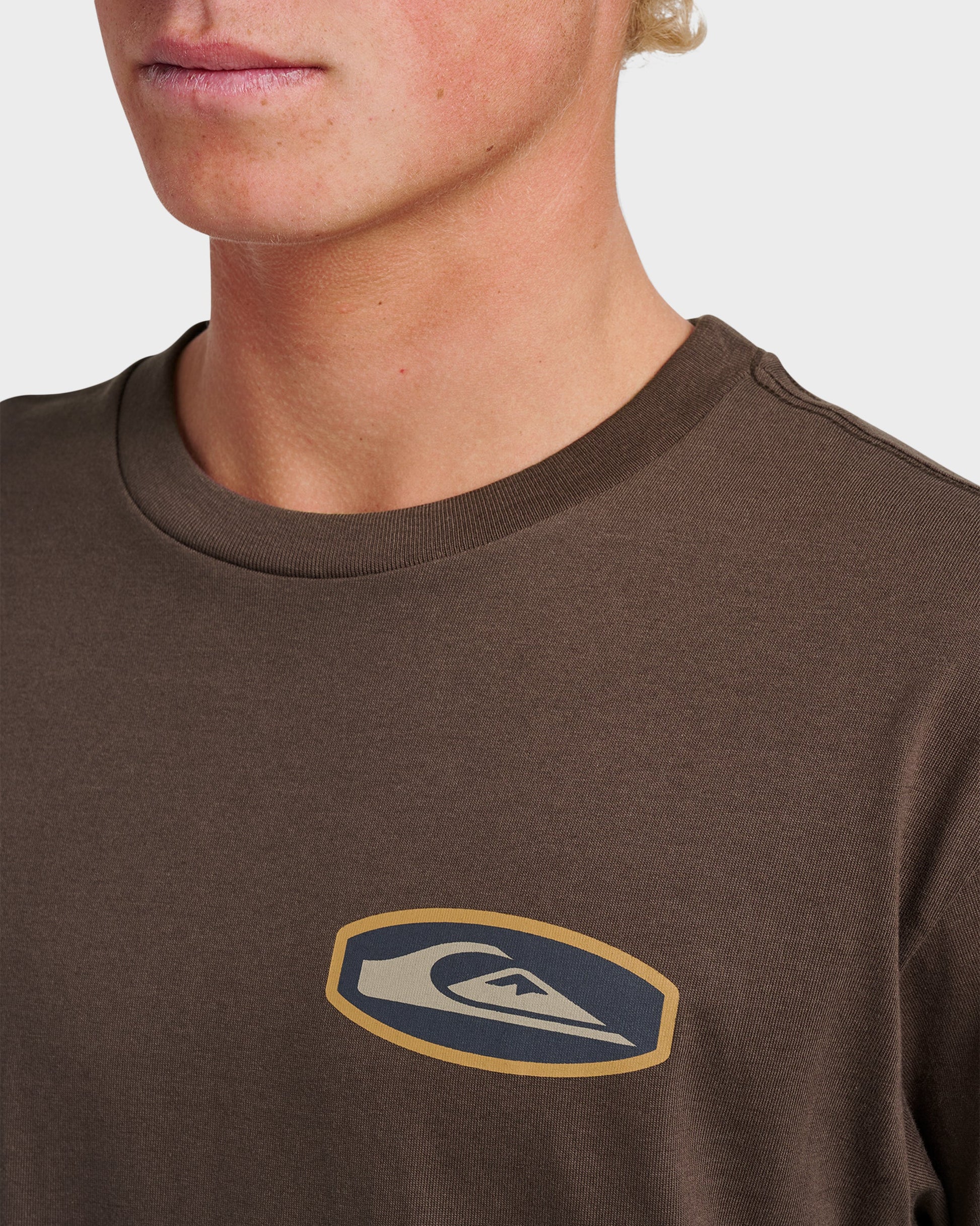 Stadium Emblem Classic T-shirt - Chocolate Brown Chocolate Brown Quick Silver