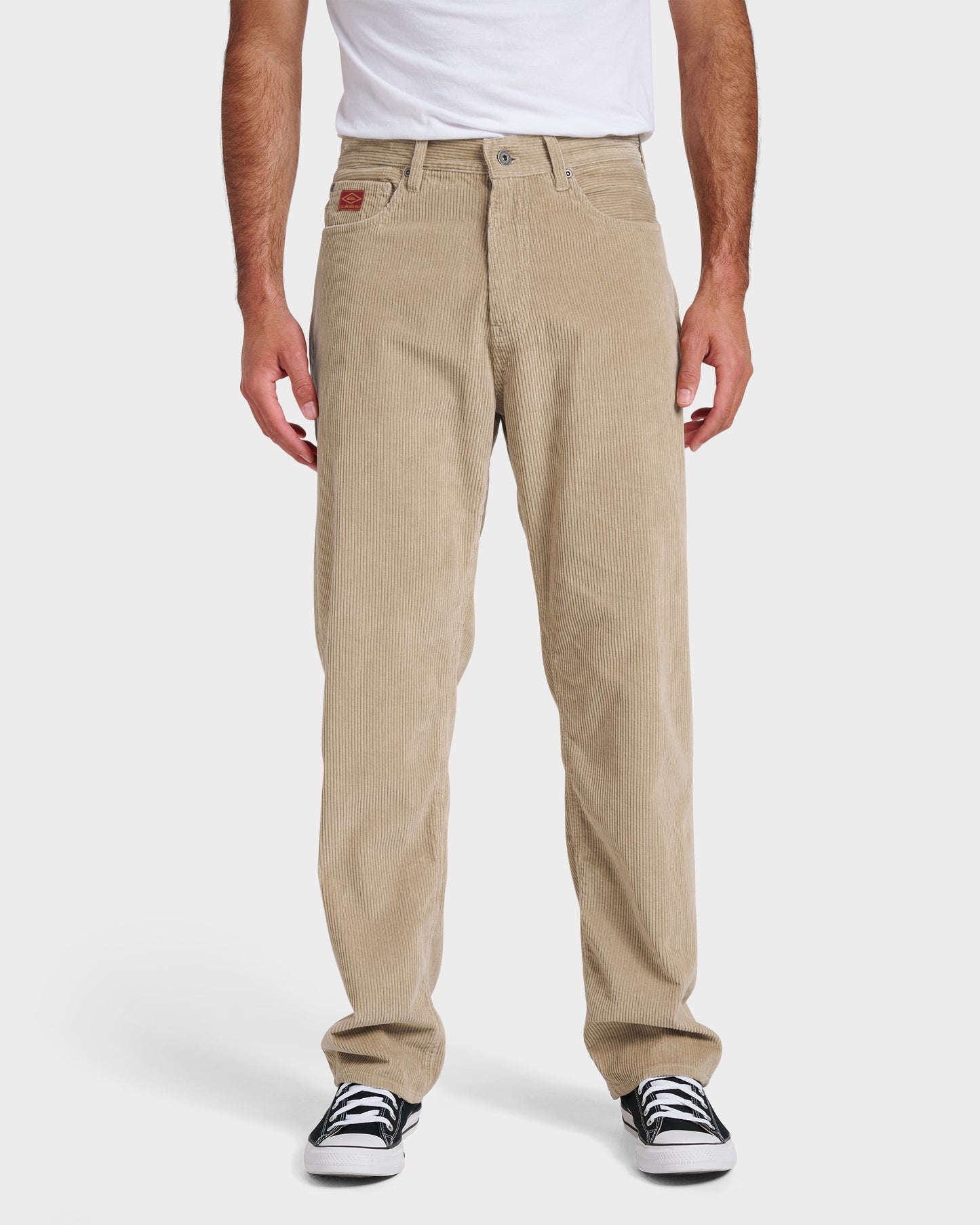 Landers Cord Pants - Twill Twill Quick Silver