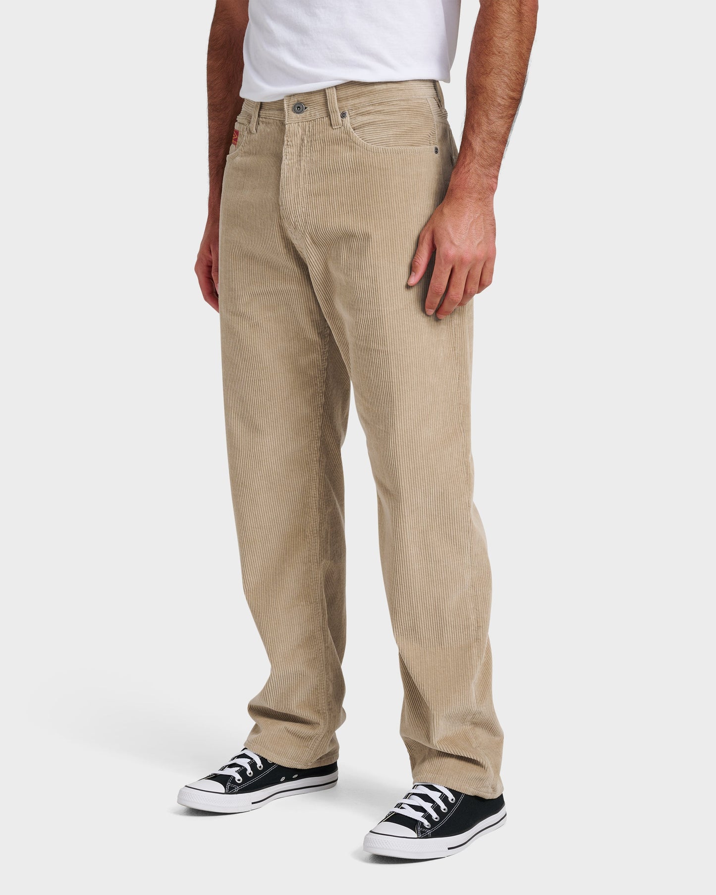 Landers Cord Pants - Twill Twill Quick Silver