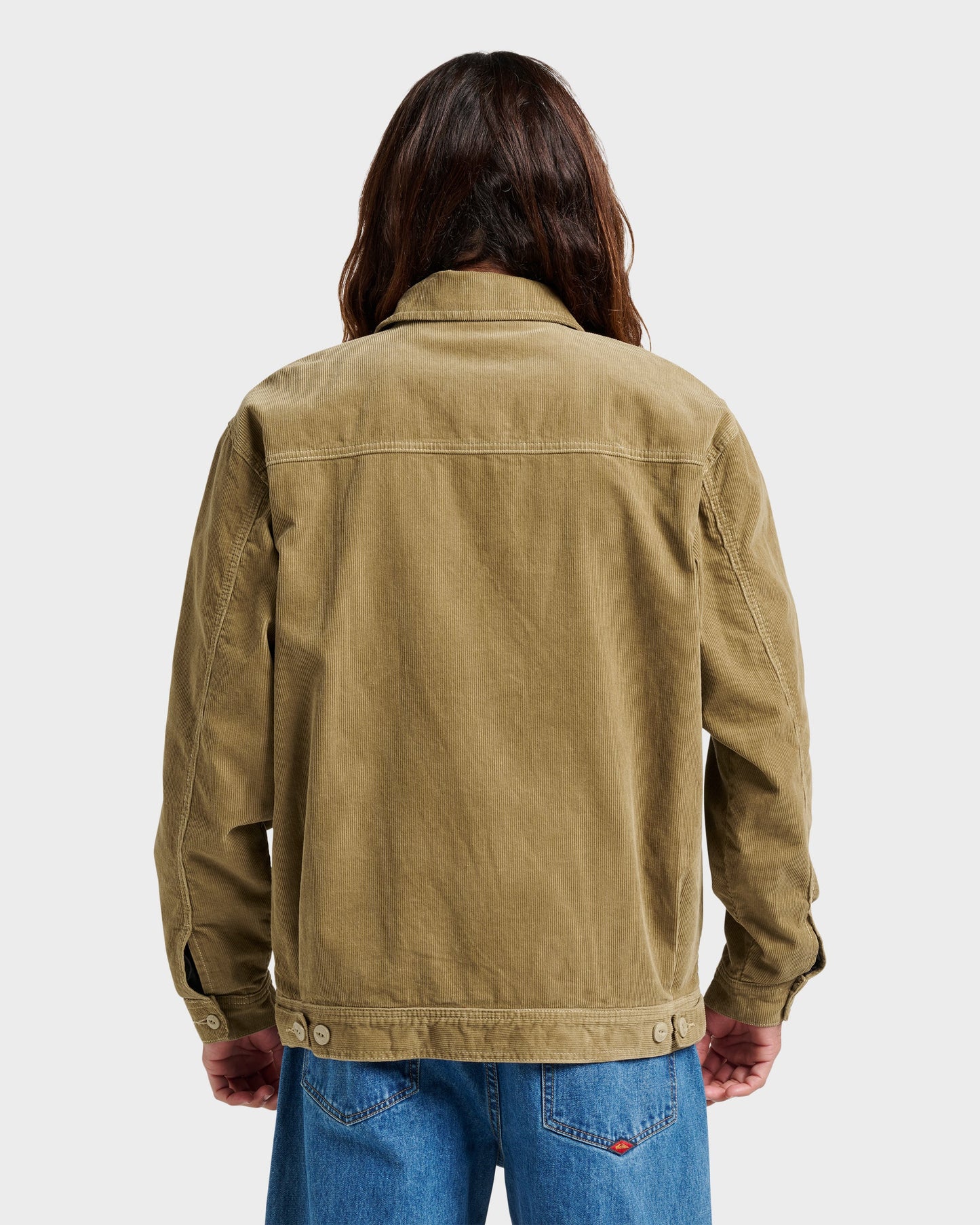 Surf Harrington Cord Jacket - Twill Twill Quick Silver