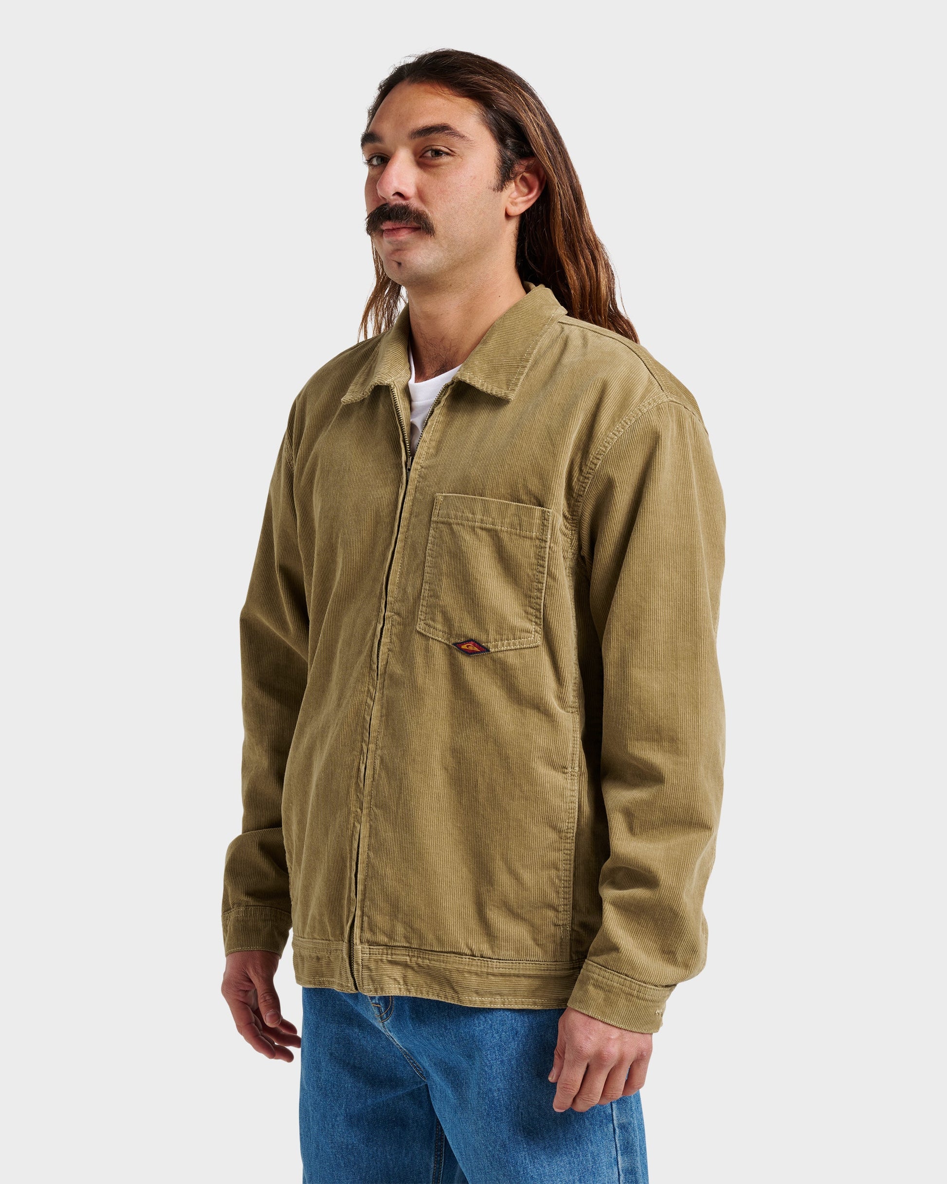 Surf Harrington Cord Jacket - Twill Twill Quick Silver