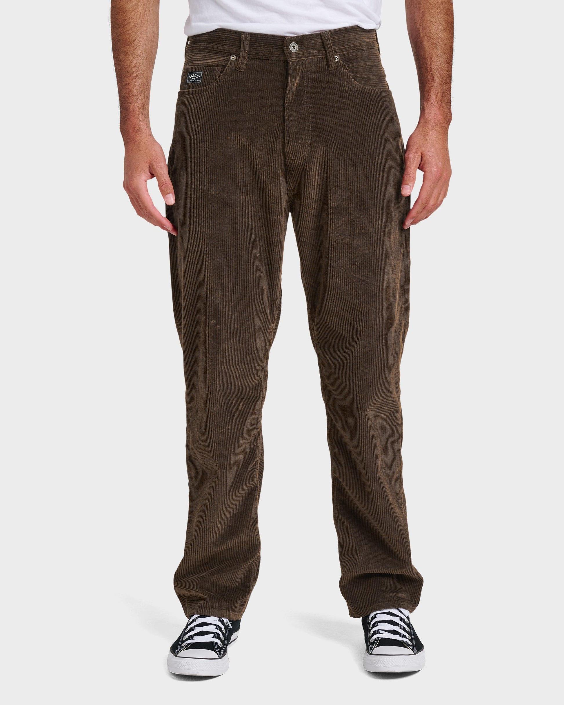 Landers Cord Pants - Chocolate Brown Chocolate Brown Quick Silver