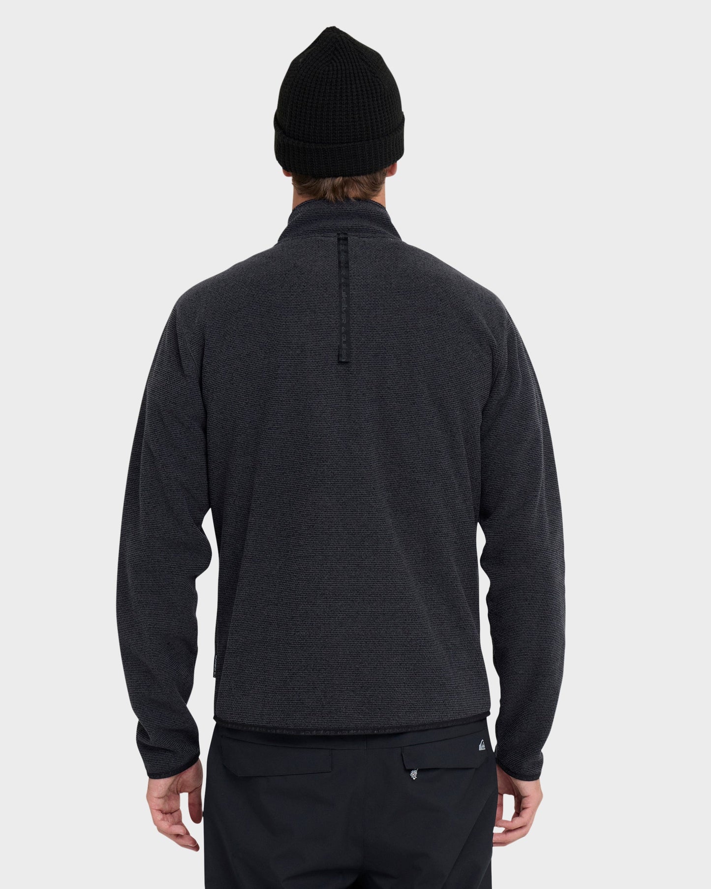 Aker Full Zip Technical Fleece - Black Black Quick Silver
