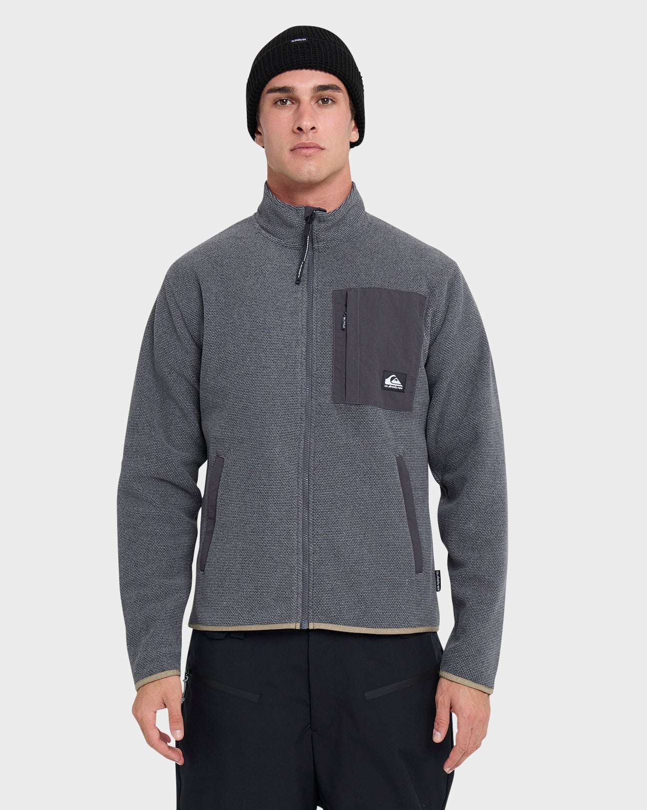Aker Full Zip Technical Fleece - Quarry Quarry Quick Silver
