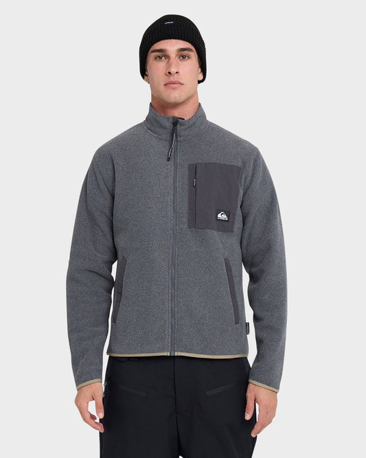 Aker Full Zip Technical Fleece - Quarry Quarry Quick Silver