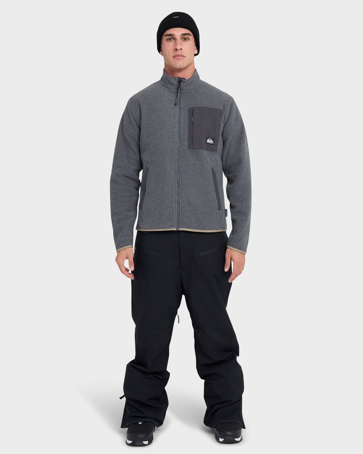 Aker Full Zip Technical Fleece - Quarry Quarry Quick Silver