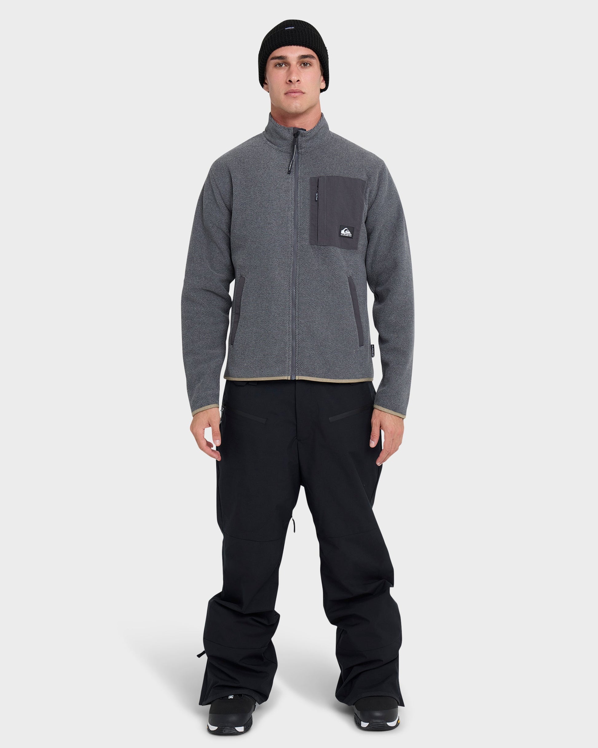 Aker Full Zip Technical Fleece - Quarry Quarry Quick Silver