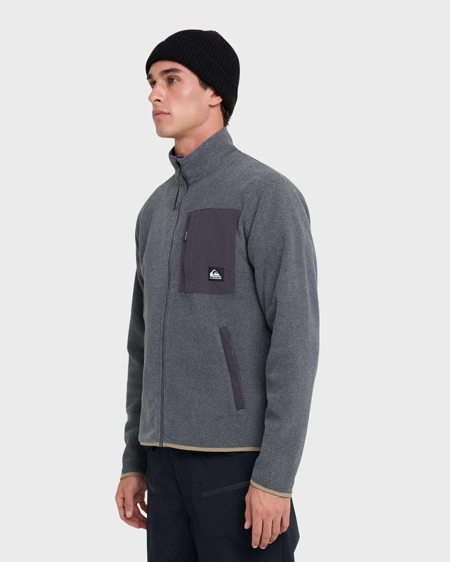 Aker Full Zip Technical Fleece - Quarry Quarry Quick Silver