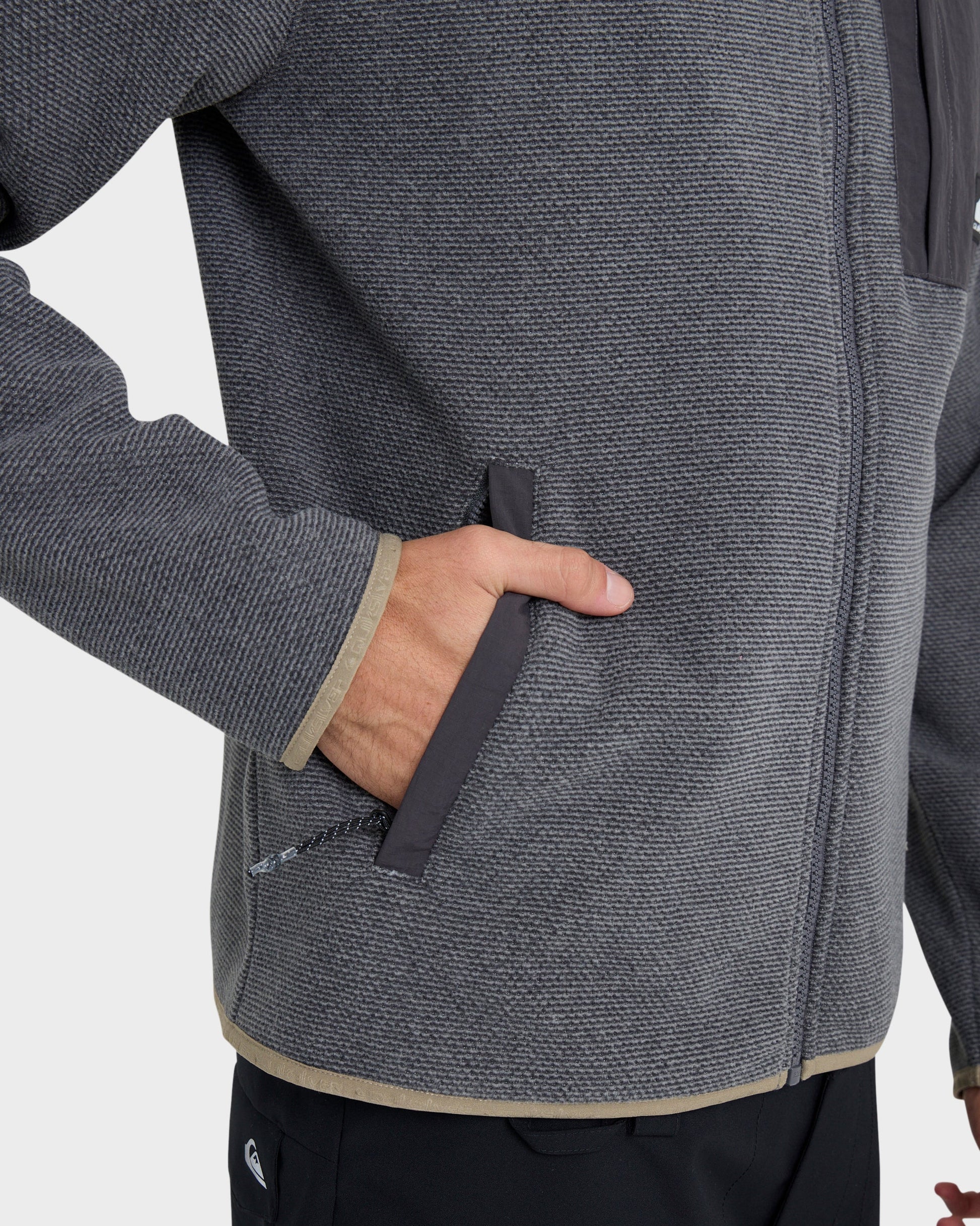 Aker Full Zip Technical Fleece - Quarry Quarry Quick Silver