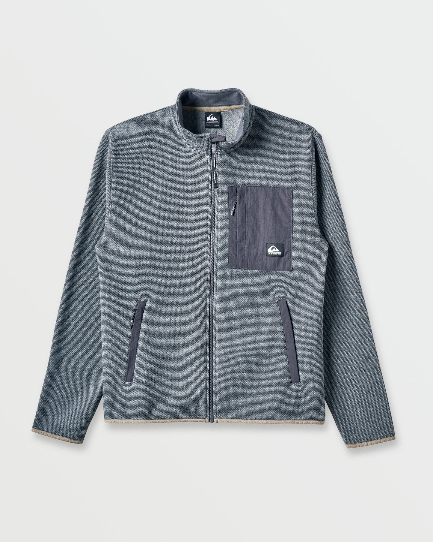 Aker Full Zip Technical Fleece - Quarry Quarry Quick Silver