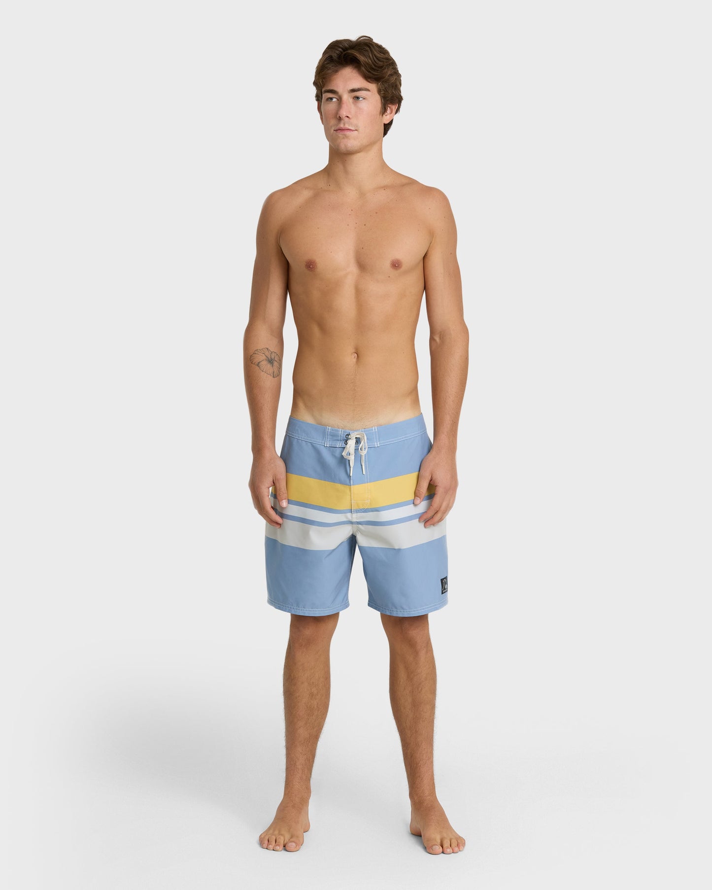 Original Straight Leg 18" Boardshorts - Ashley Blue Ashley Blue Quick Silver