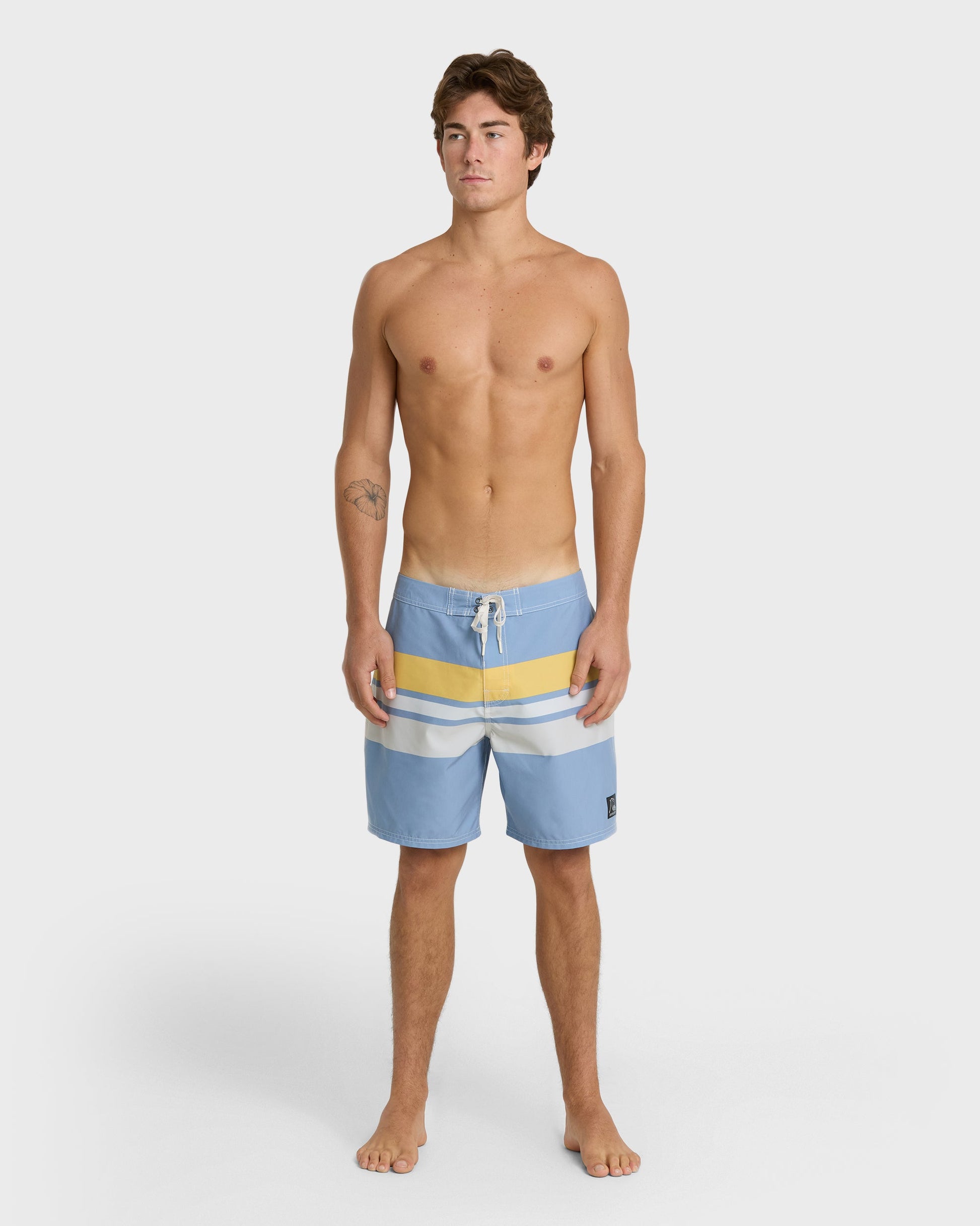 Original Straight Leg 18" Boardshorts - Ashley Blue Ashley Blue Quick Silver