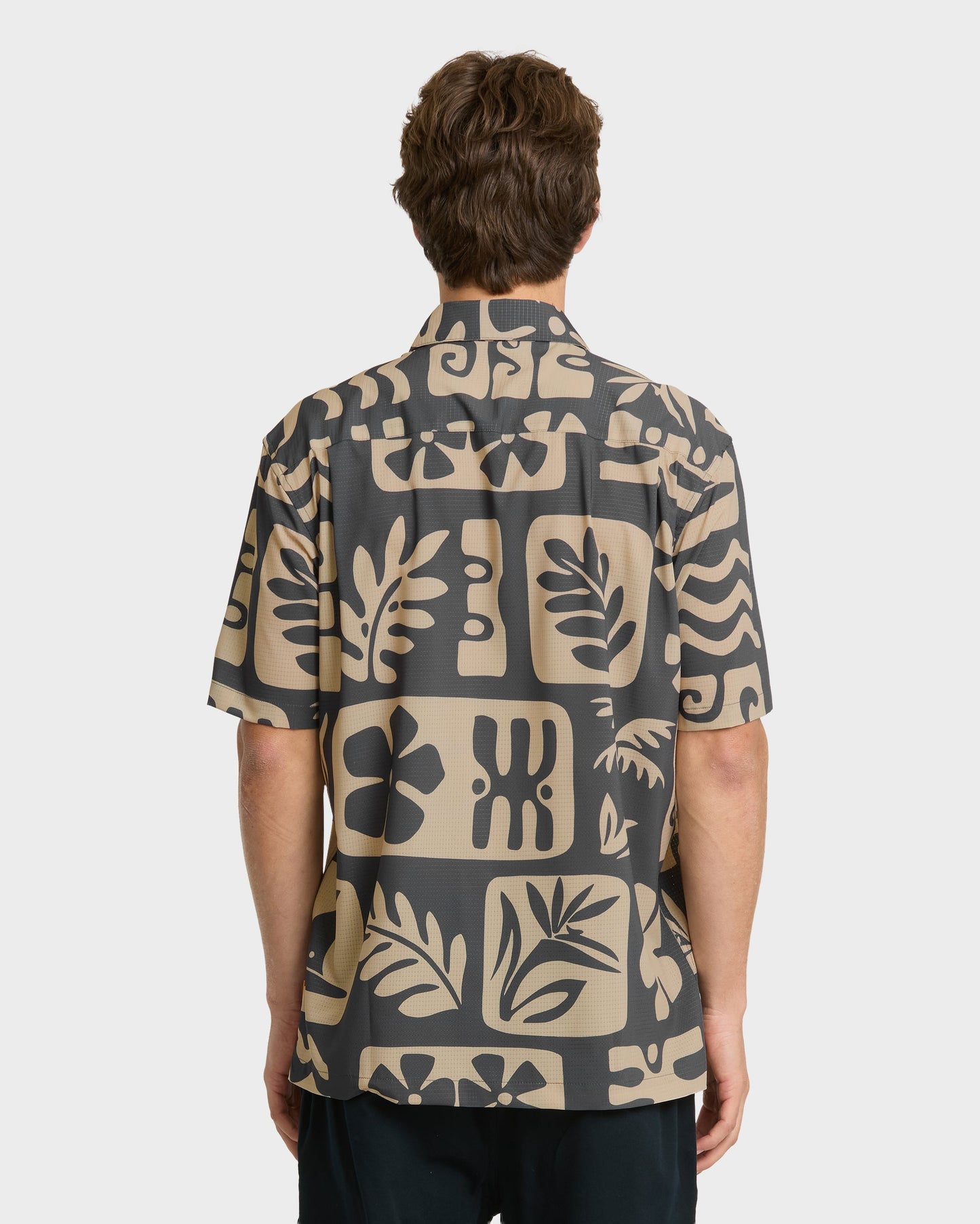 Waterman Dunes Shirt - Phantom Phantom Quick Silver