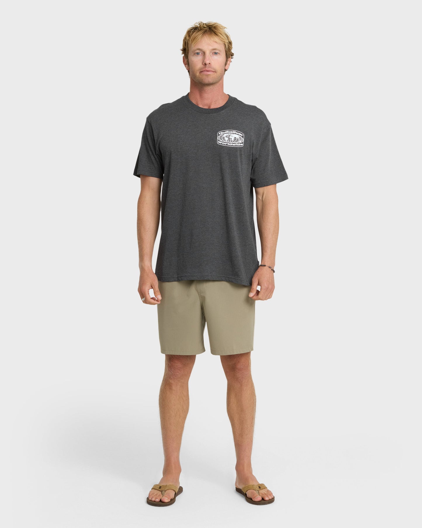 Global Local Classic T-shirt - Charcoal Heather Charcoal Heather Quick Silver