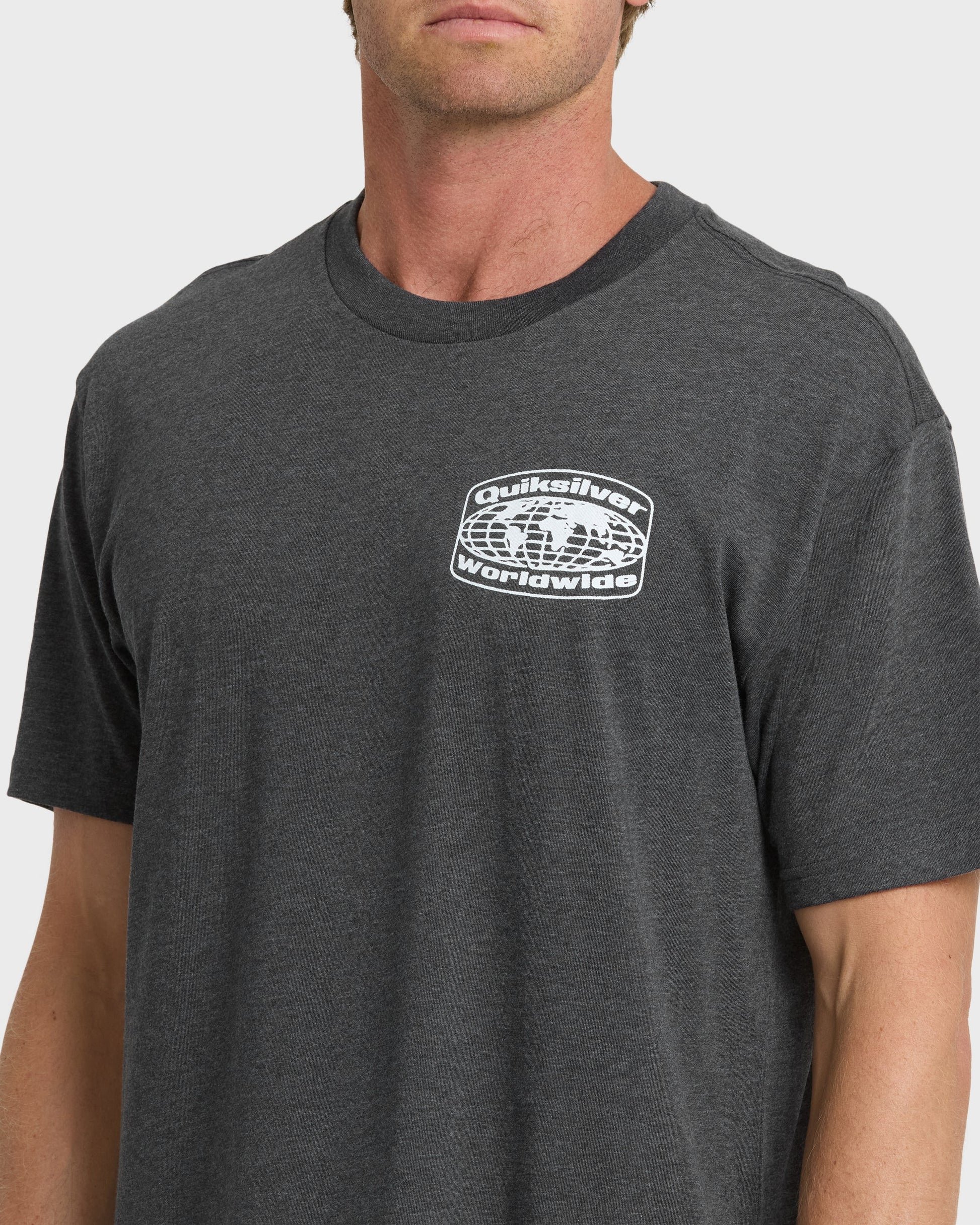 Global Local Classic T-shirt - Charcoal Heather Charcoal Heather Quick Silver