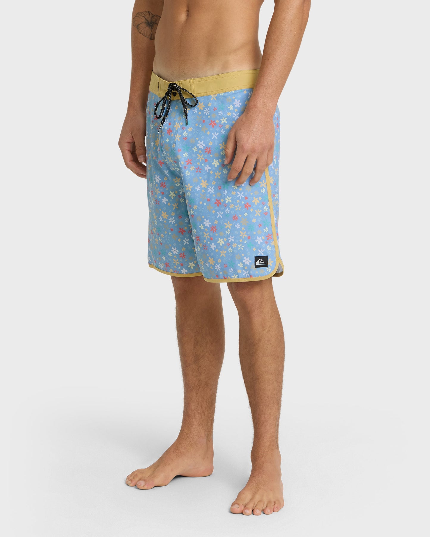 Surfsilk Scallop Ditsy 19" Boardshorts - Ashley Blue Ashley Blue Quick Silver