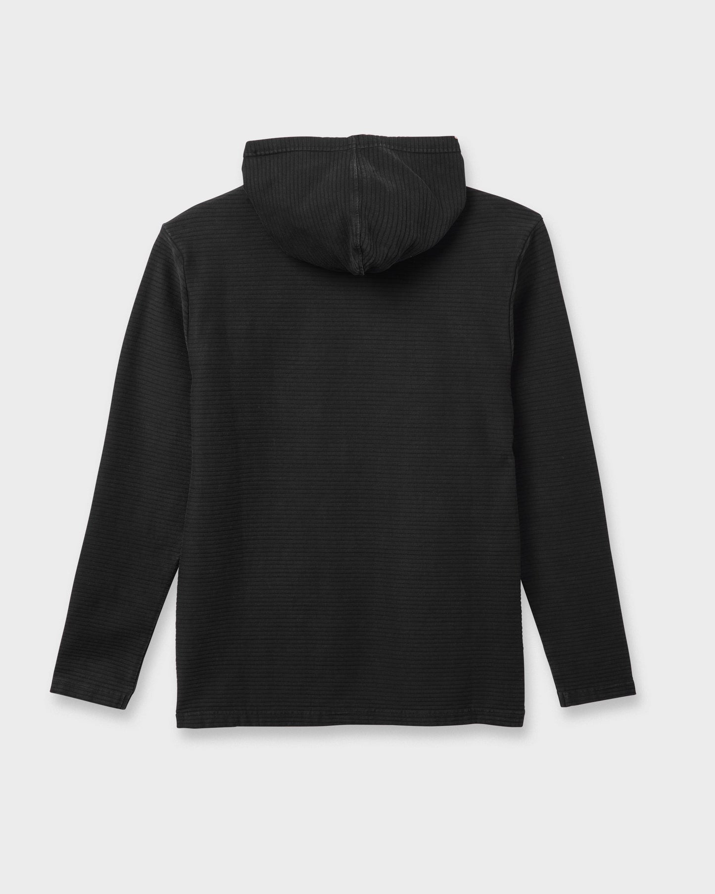 Alamitos Long Sleeve Hooded Top - Black Black Quick Silver