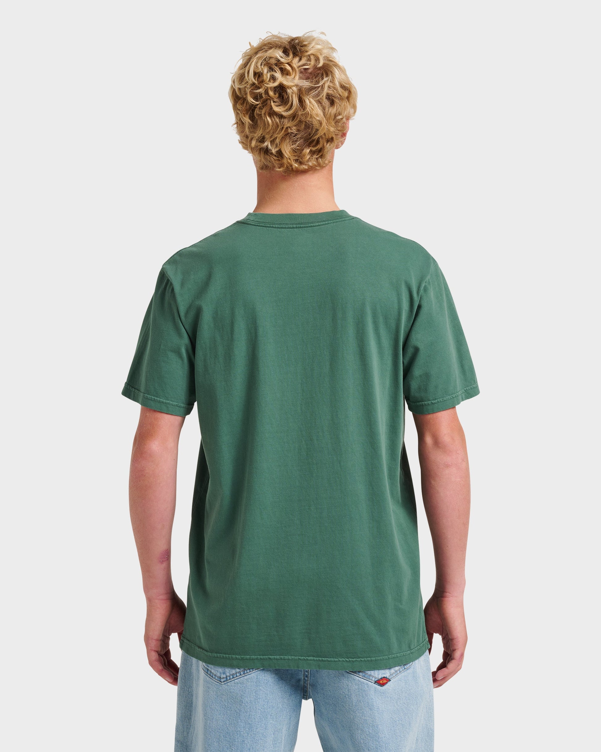 Saltwater Pocket Tee - Trekking Green Trekking Green Quick Silver