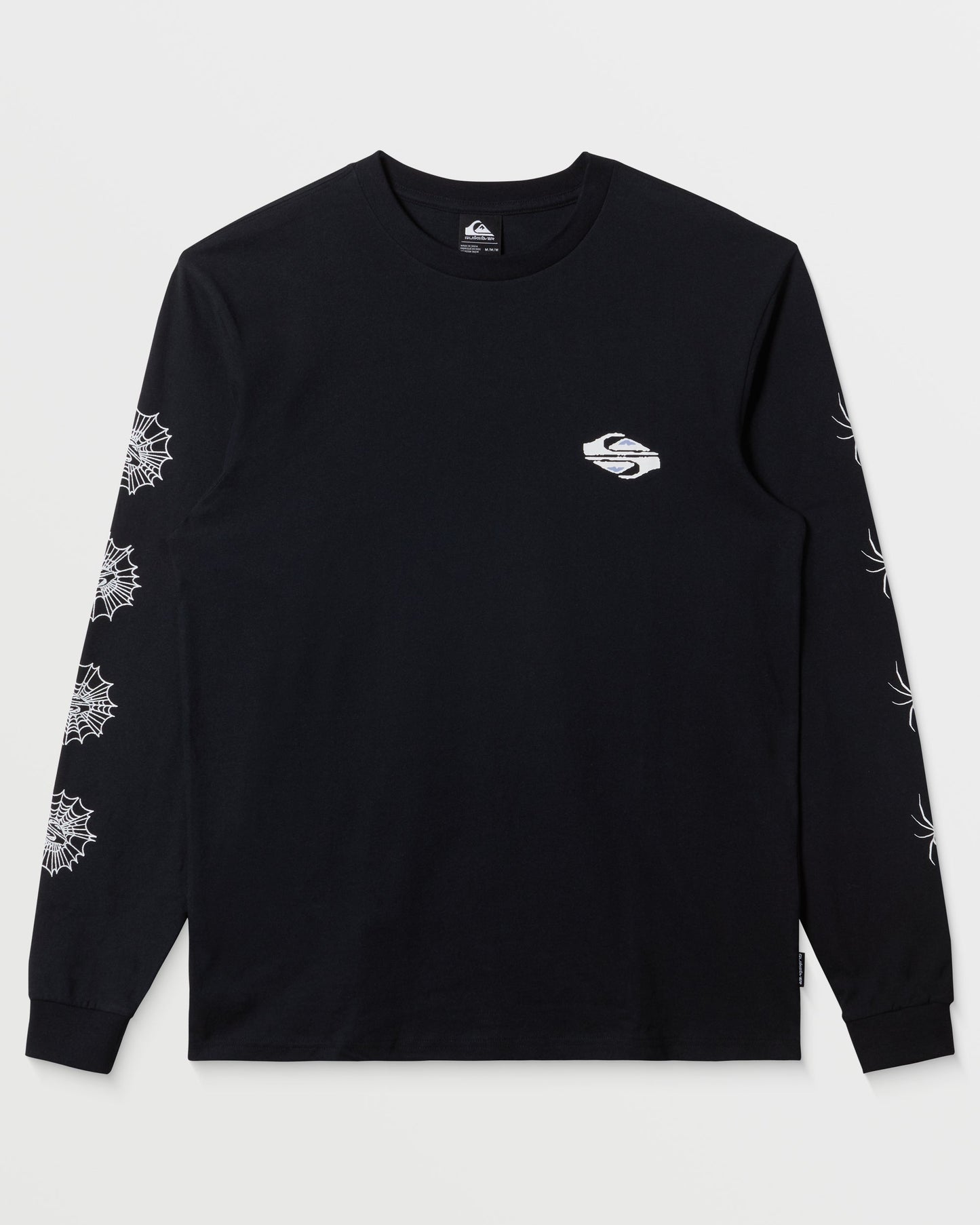 Webbed Long Sleeve T-Shirt - Black Black Quick Silver