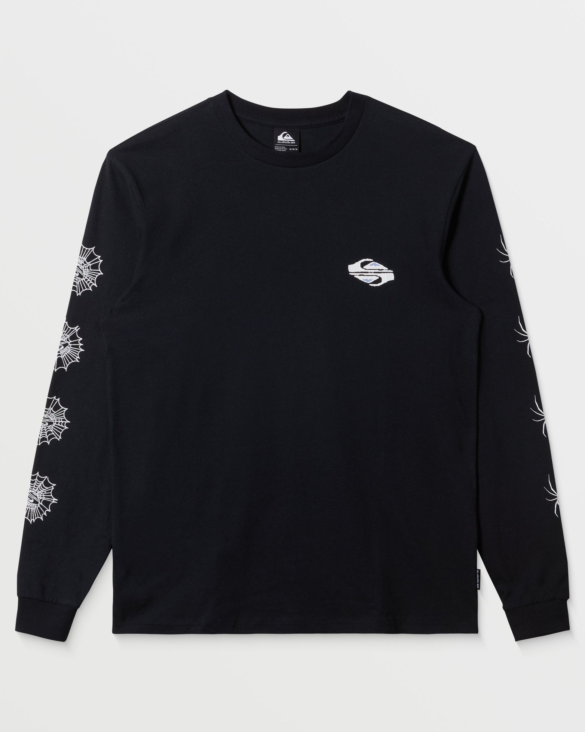 Webbed Long Sleeve T-Shirt - Black Black Quick Silver