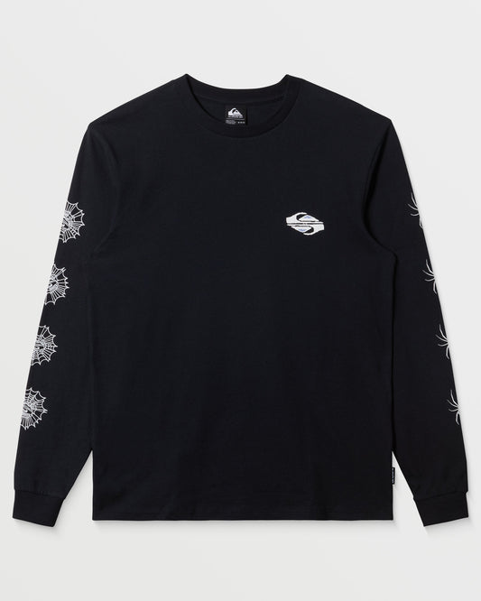 Webbed Long Sleeve T-Shirt - Black Black Quick Silver
