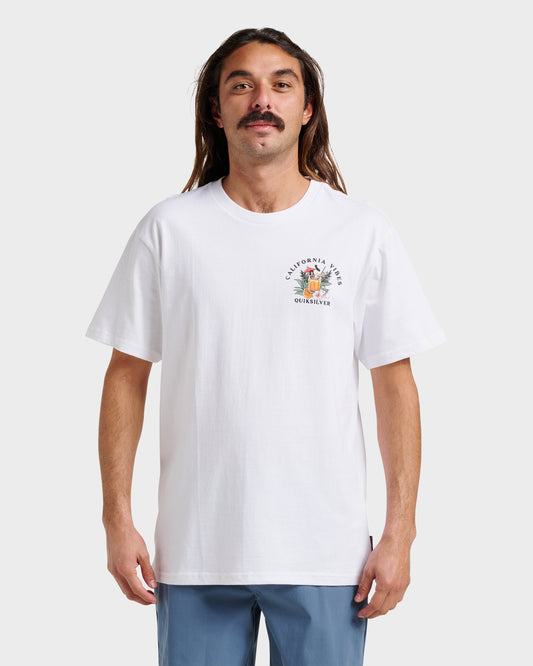Ca California Vibes Classic T-shirt - White White Quick Silver