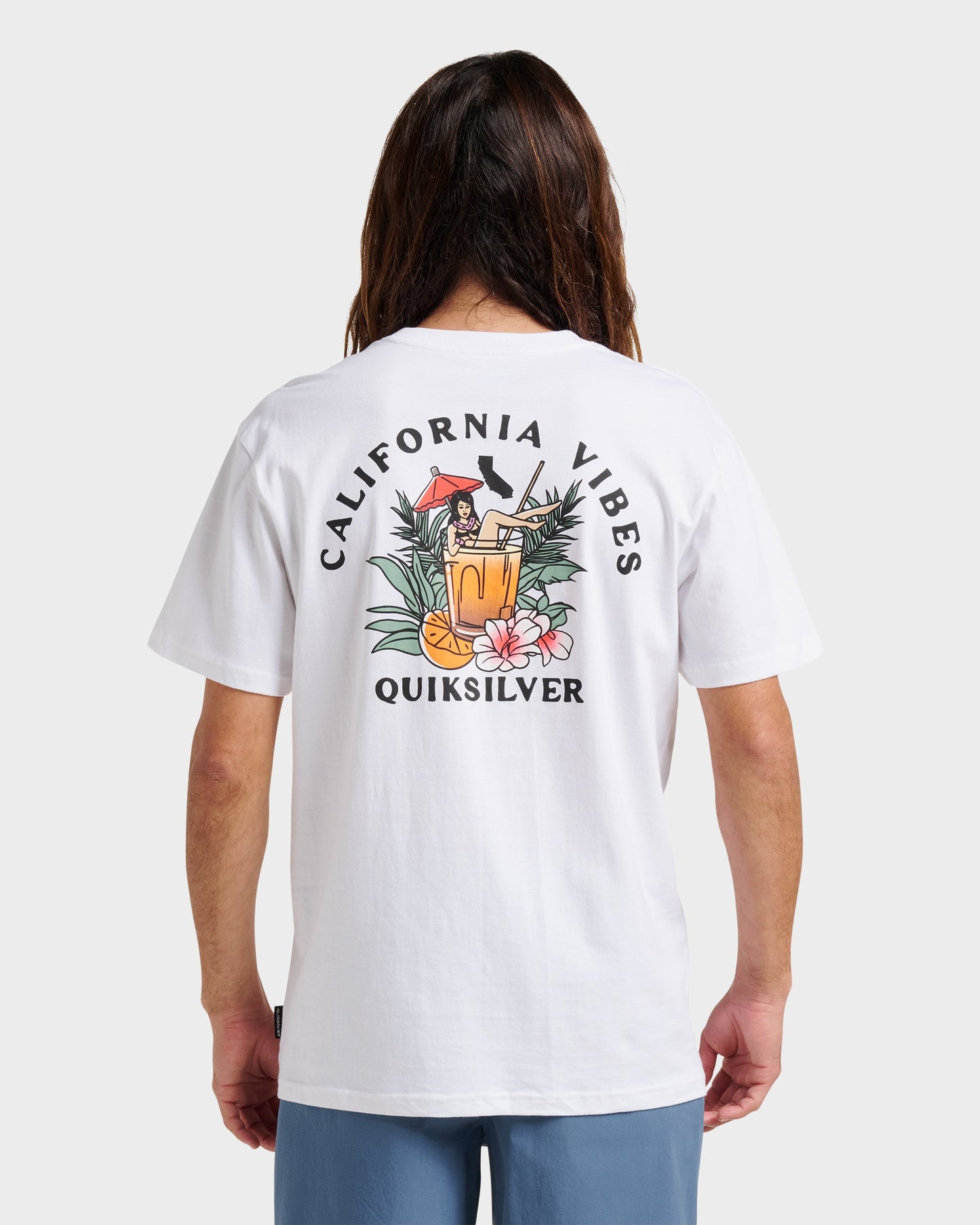 Ca California Vibes Classic T-shirt - White White Quick Silver