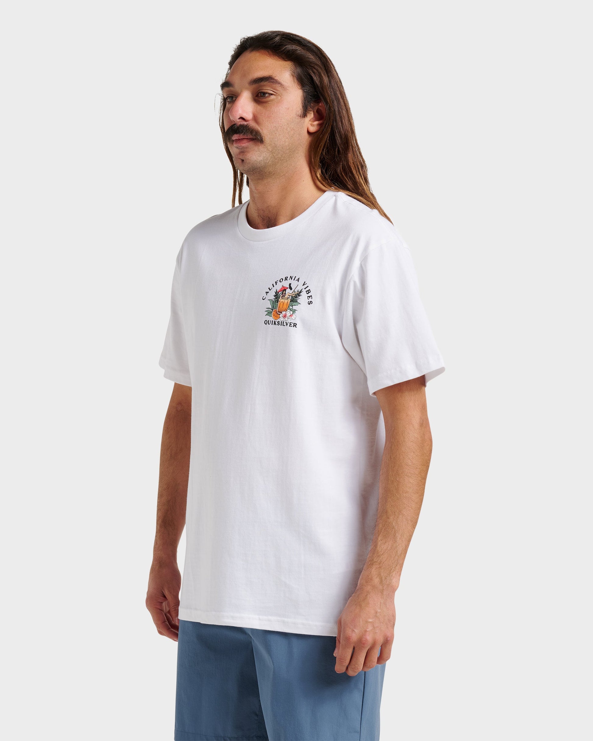 Ca California Vibes Classic T-shirt - White White Quick Silver