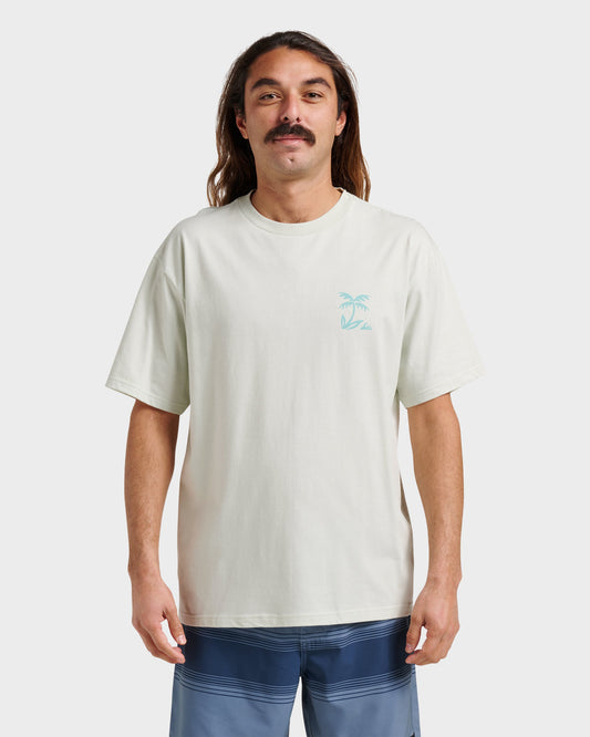 Waterman Back Band Classic T-shirt - Smoke Smoke Quick Silver
