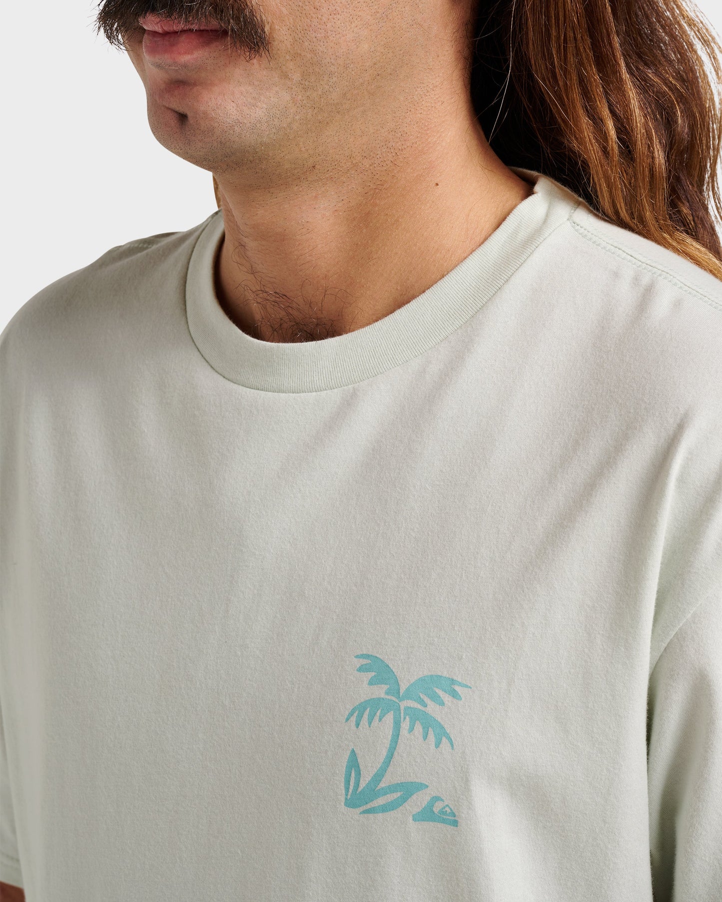 Waterman Back Band Classic T-shirt - Smoke Smoke Quick Silver
