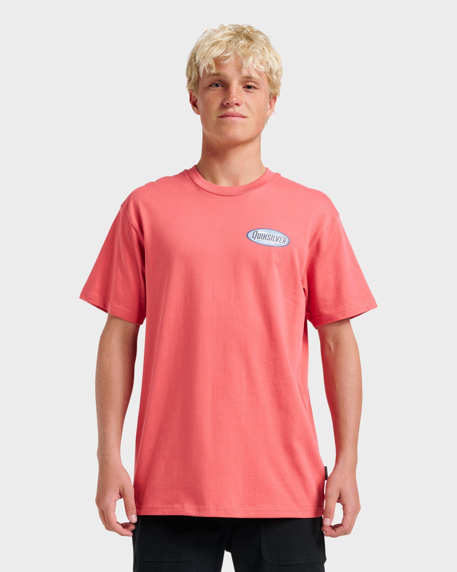 Cresent Speed Classic T-shirt - Mineral Red Mineral Red Quick Silver