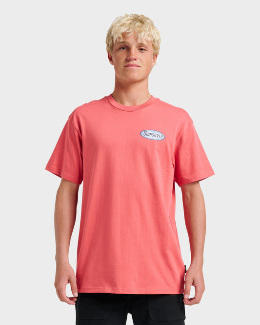 Cresent Speed Classic T-shirt - Mineral Red Mineral Red Quick Silver